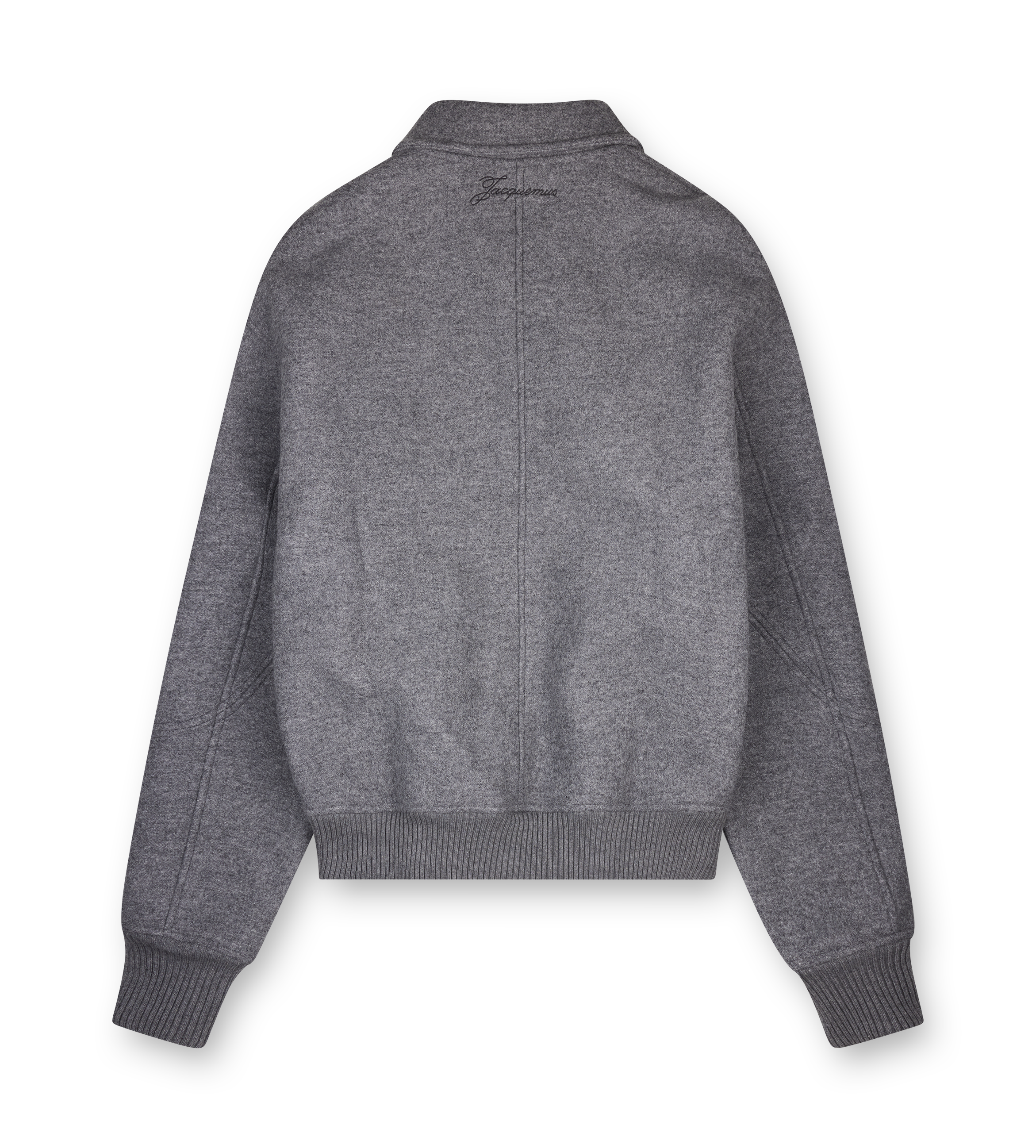 Jacquemus The Feltro Bomber Jacket in Grey