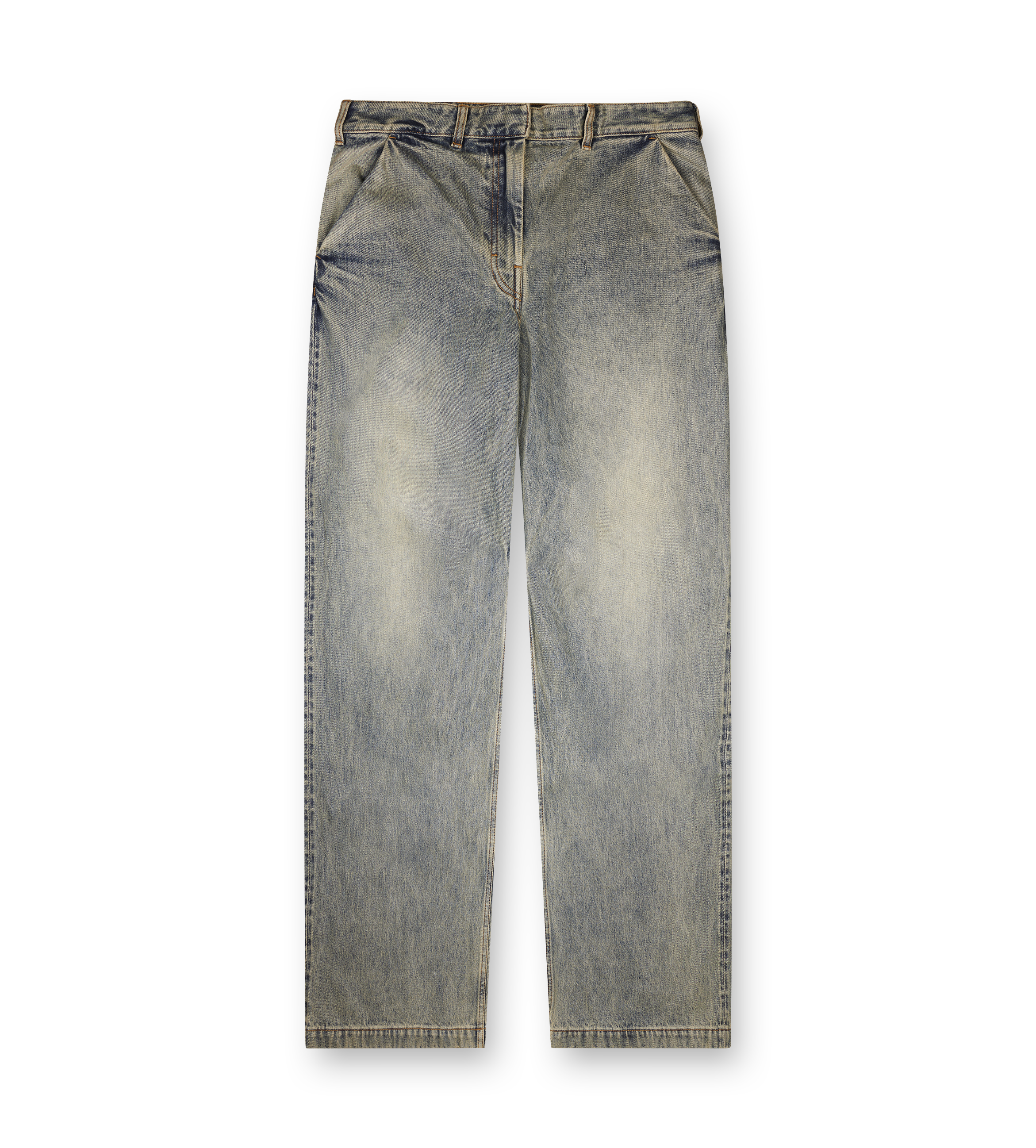 Entire Studios Surface Wave Dem Jeans in Rigid Cotton Denim