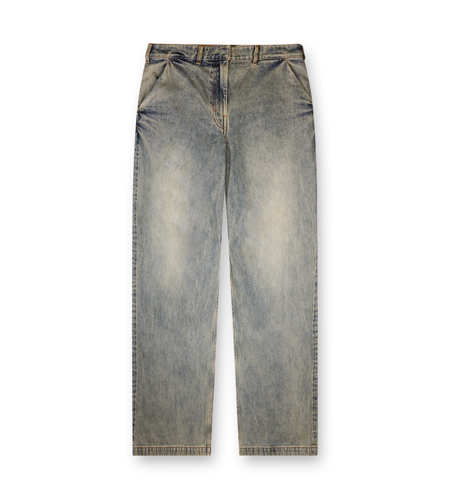Entire Studios Surface Wave Dem Jeans in Rigid Cotton Denim