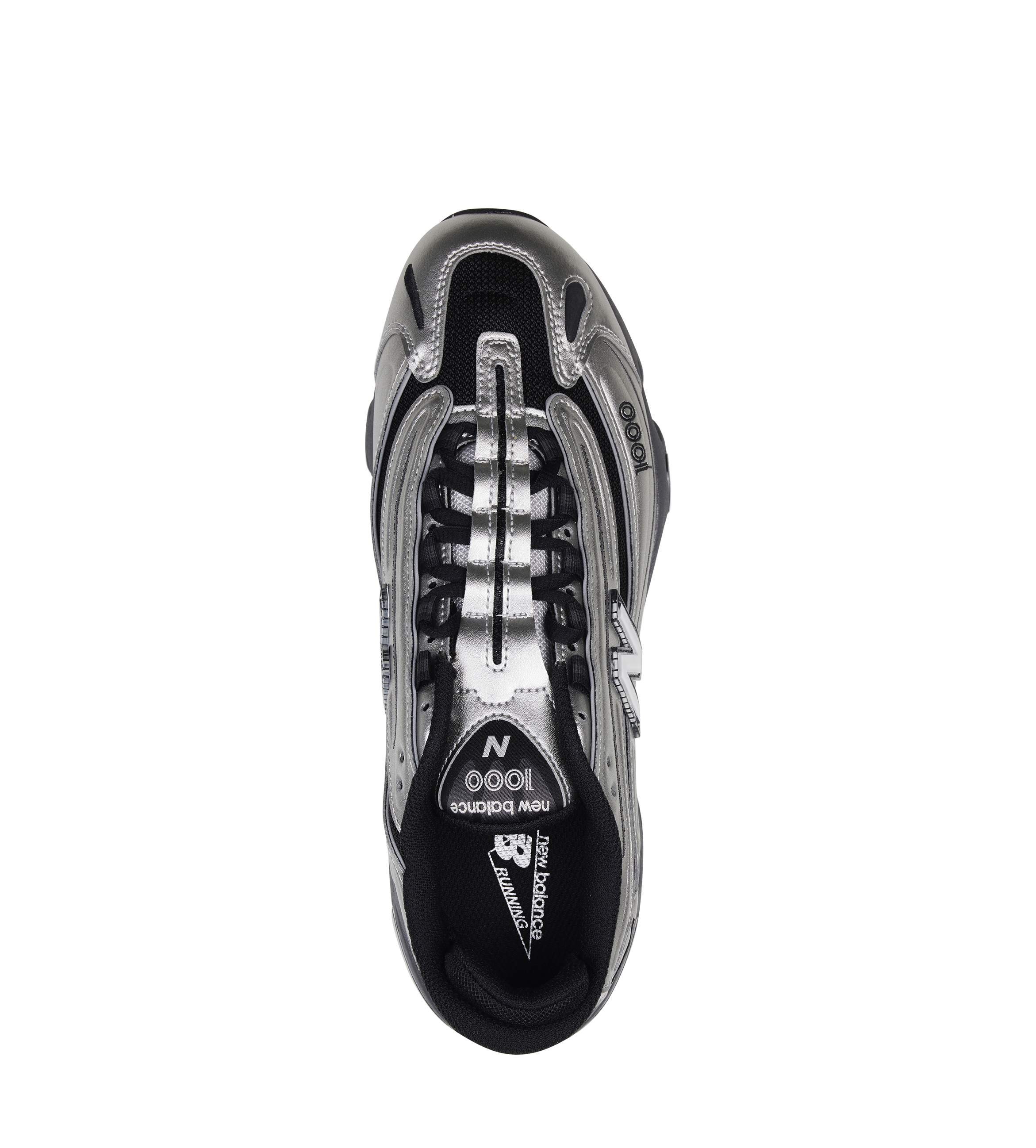 1000 Sneakers in Silver / Green