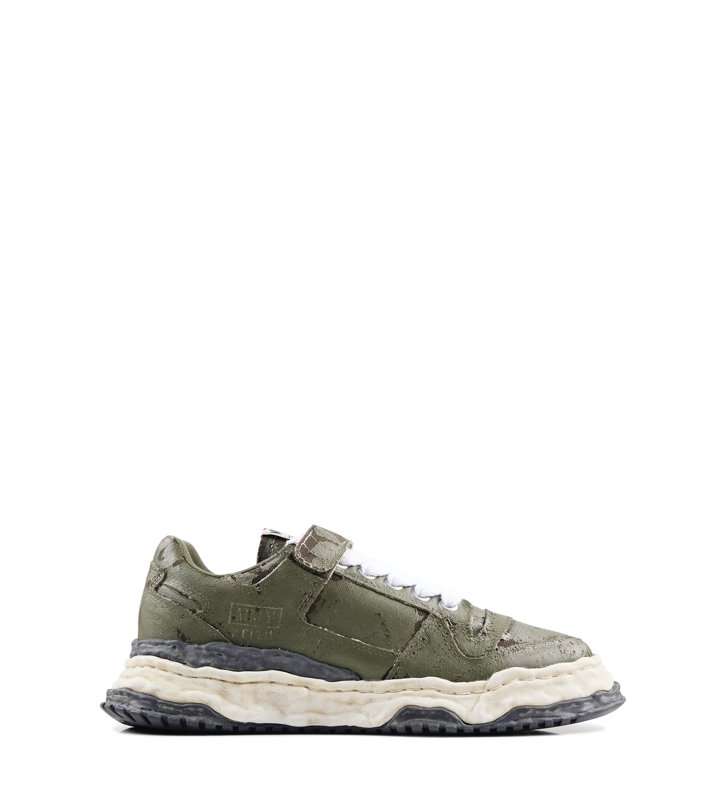 Keith Vintage Leather Low Top Sneaker Khaki