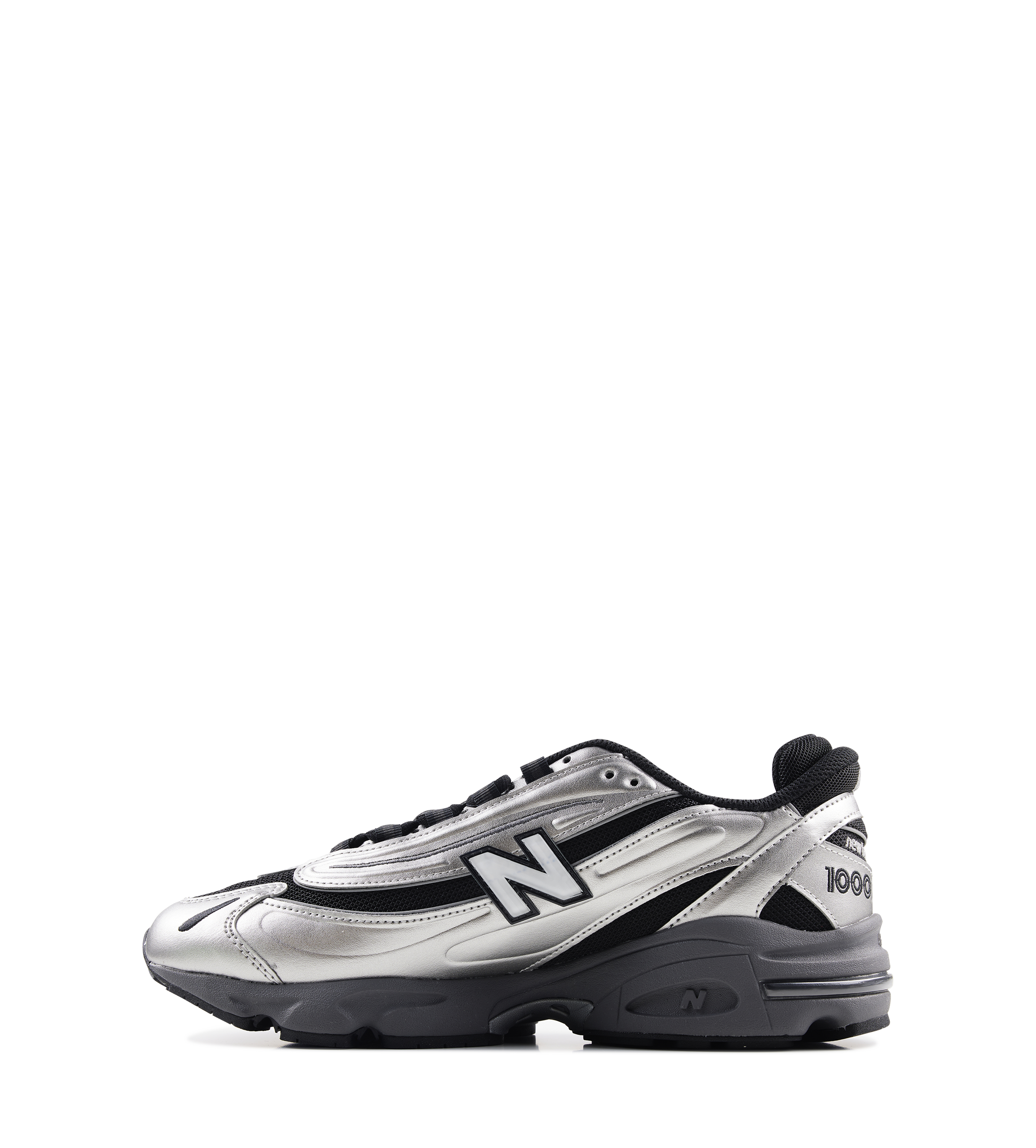 1000 Sneakers in Silver / Green