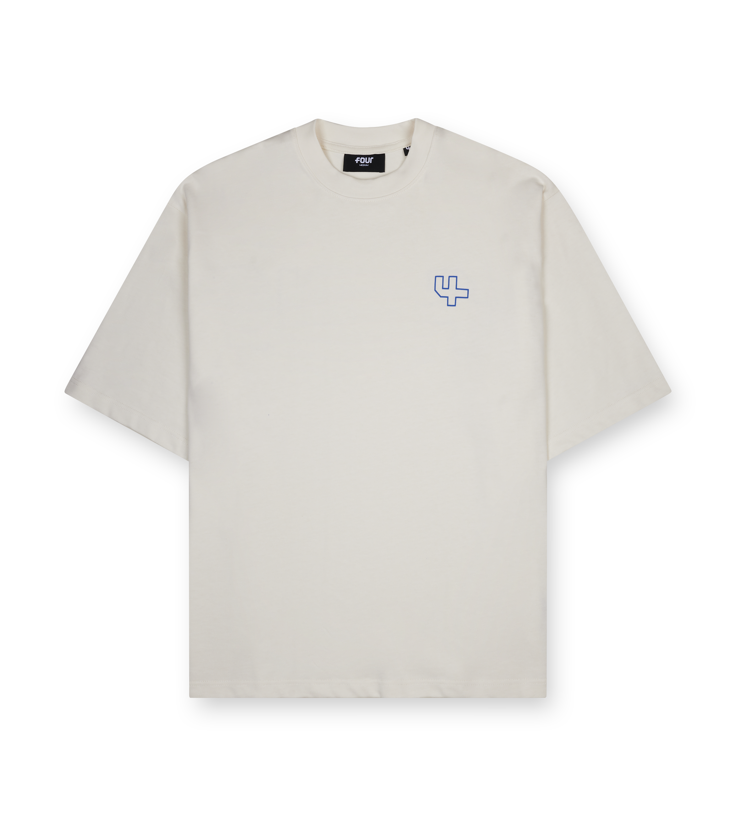 Outline Boxy fit T-shirt Cannoli/ Princess Blue