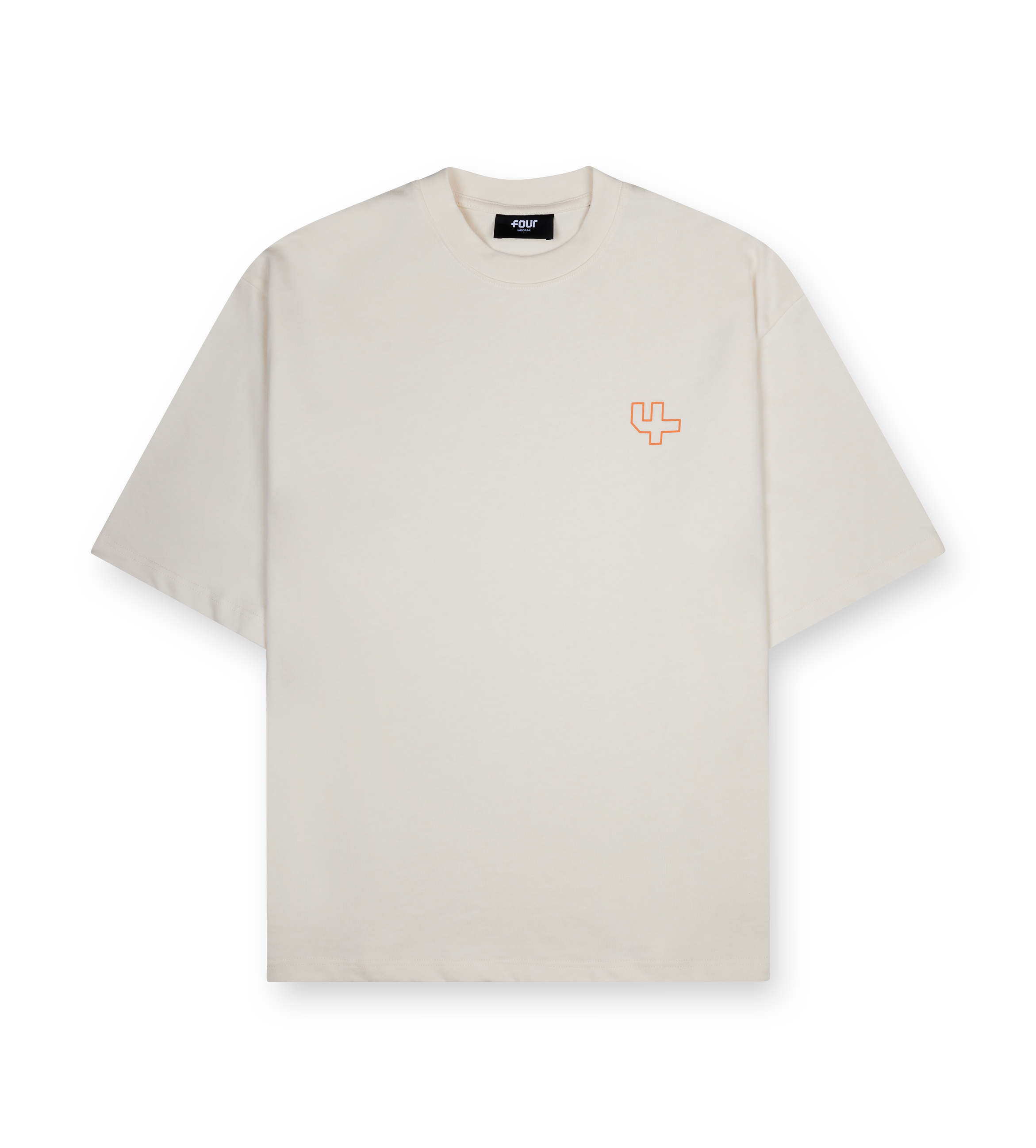 Outline Boxy fit T-shirt Cannoli/ Dusty Orange