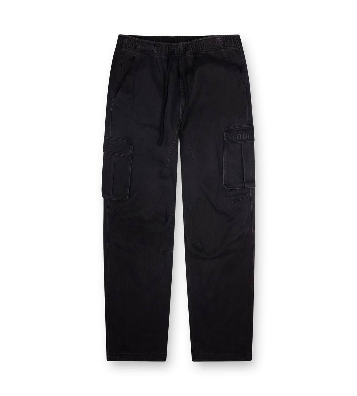 Parachute Pants Washed Black