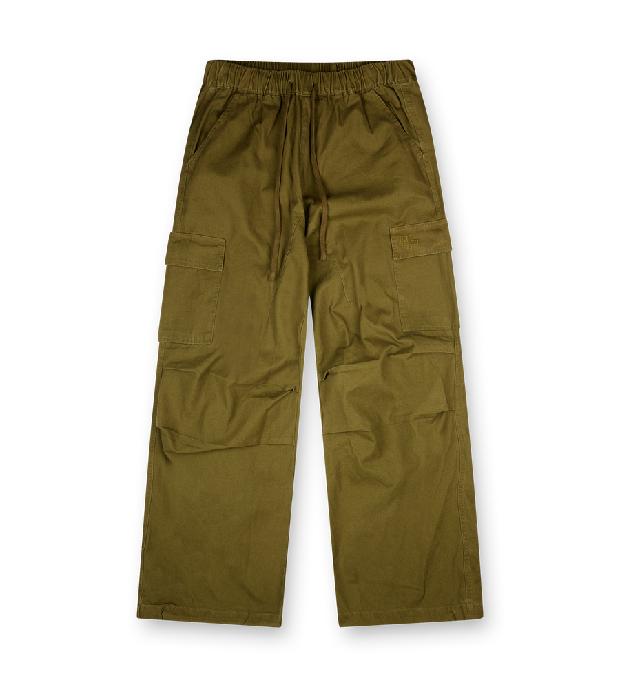 Parachute Pants All Dark Green