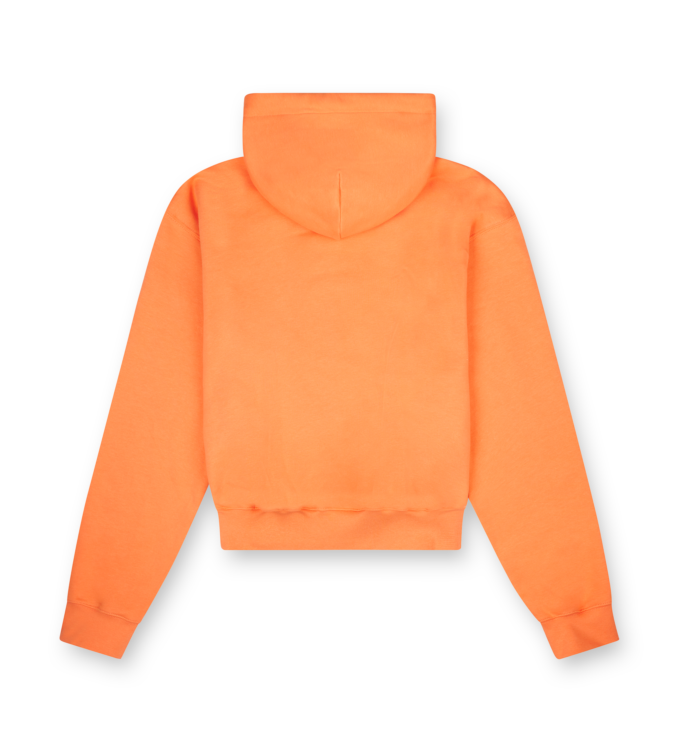Outline Boxy Zip Up Hoodie Dusty Orange/ Cannoli