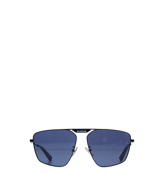 【VIP SALE】BALENCIAGA ロゴ 「Tag 2.0 Navigator」サングラス Tag 2.0 Navigator Sunglasses in Black | Balenciaga US