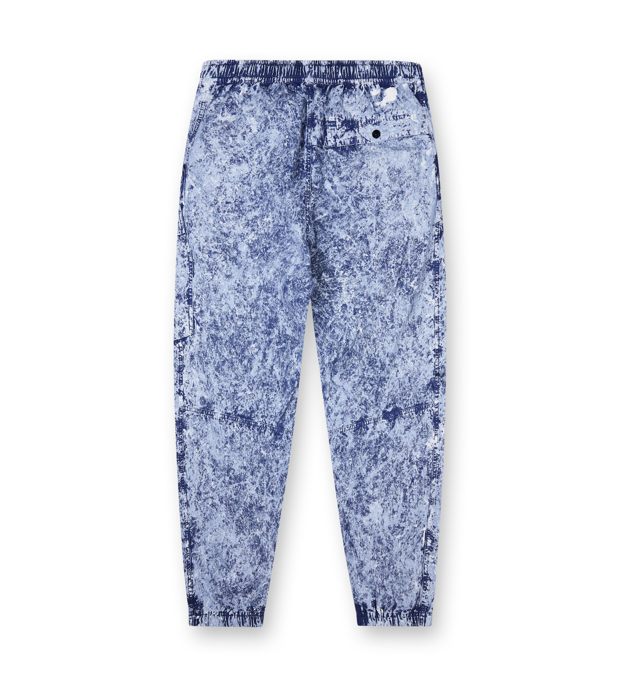 Loose fit cargo trousers with all-over pigment motif and belt