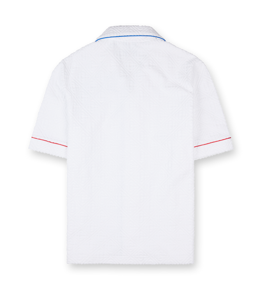 Monogram Towelling Shirt Bright White