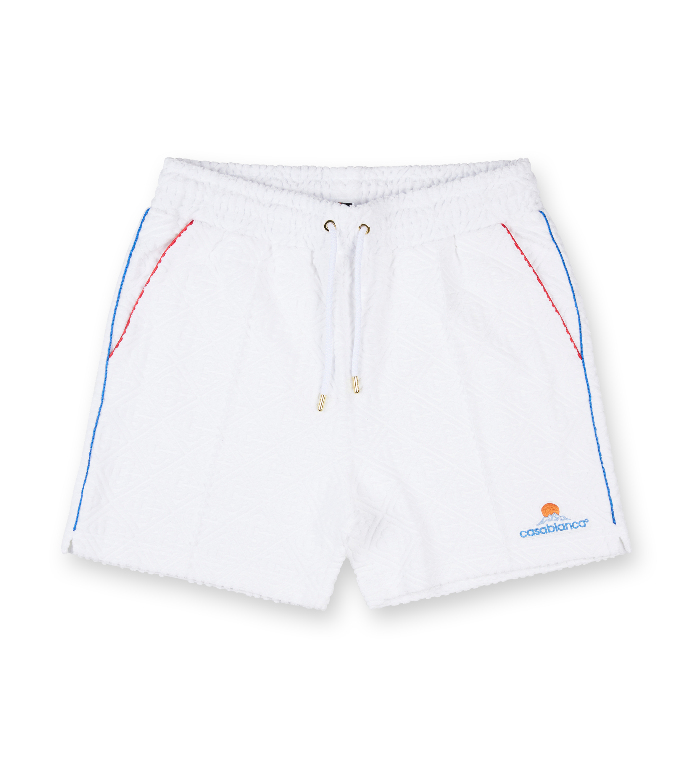 Monogram Towelling Shorts Bright White