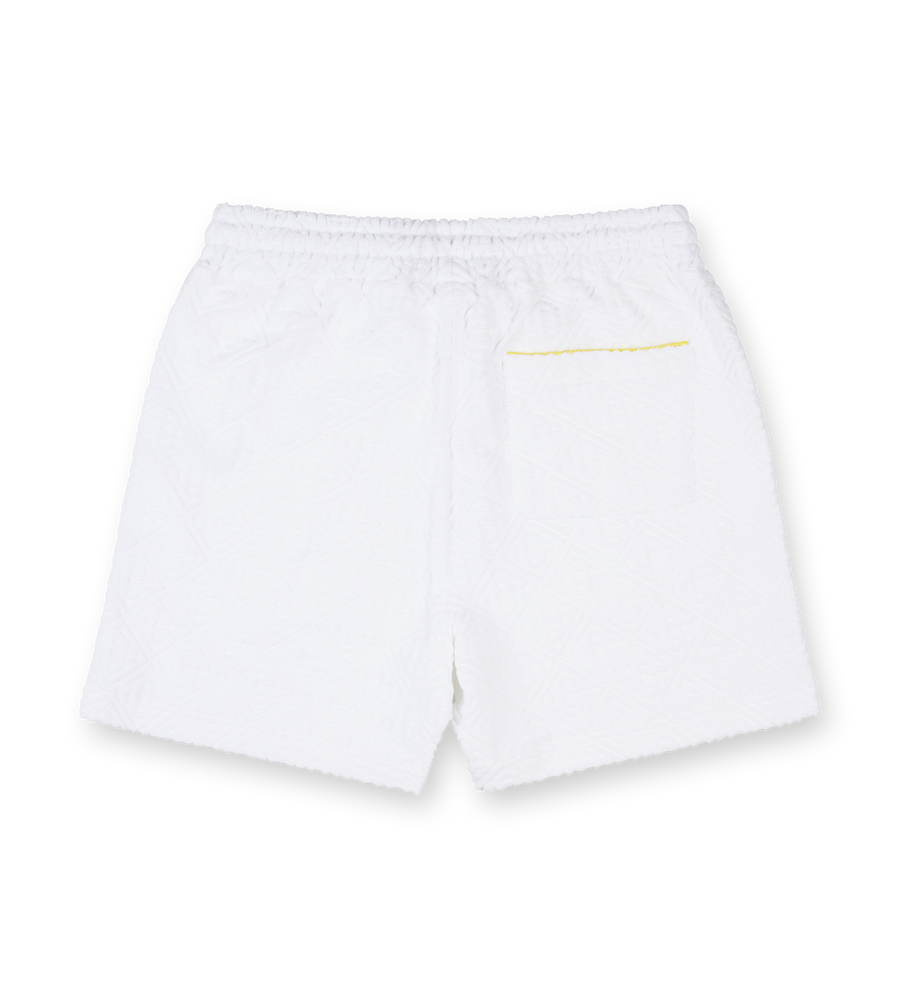 Monogram Towelling Shorts Bright White