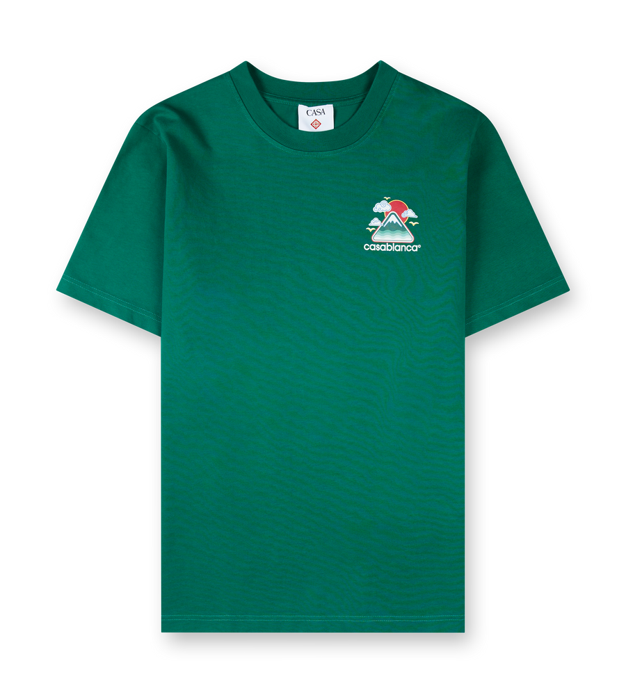 Montagne Ondulée T-Shirt Green