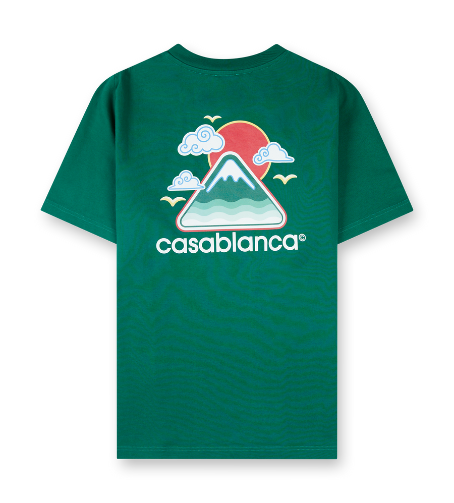 Montagne Ondulée T-Shirt Green