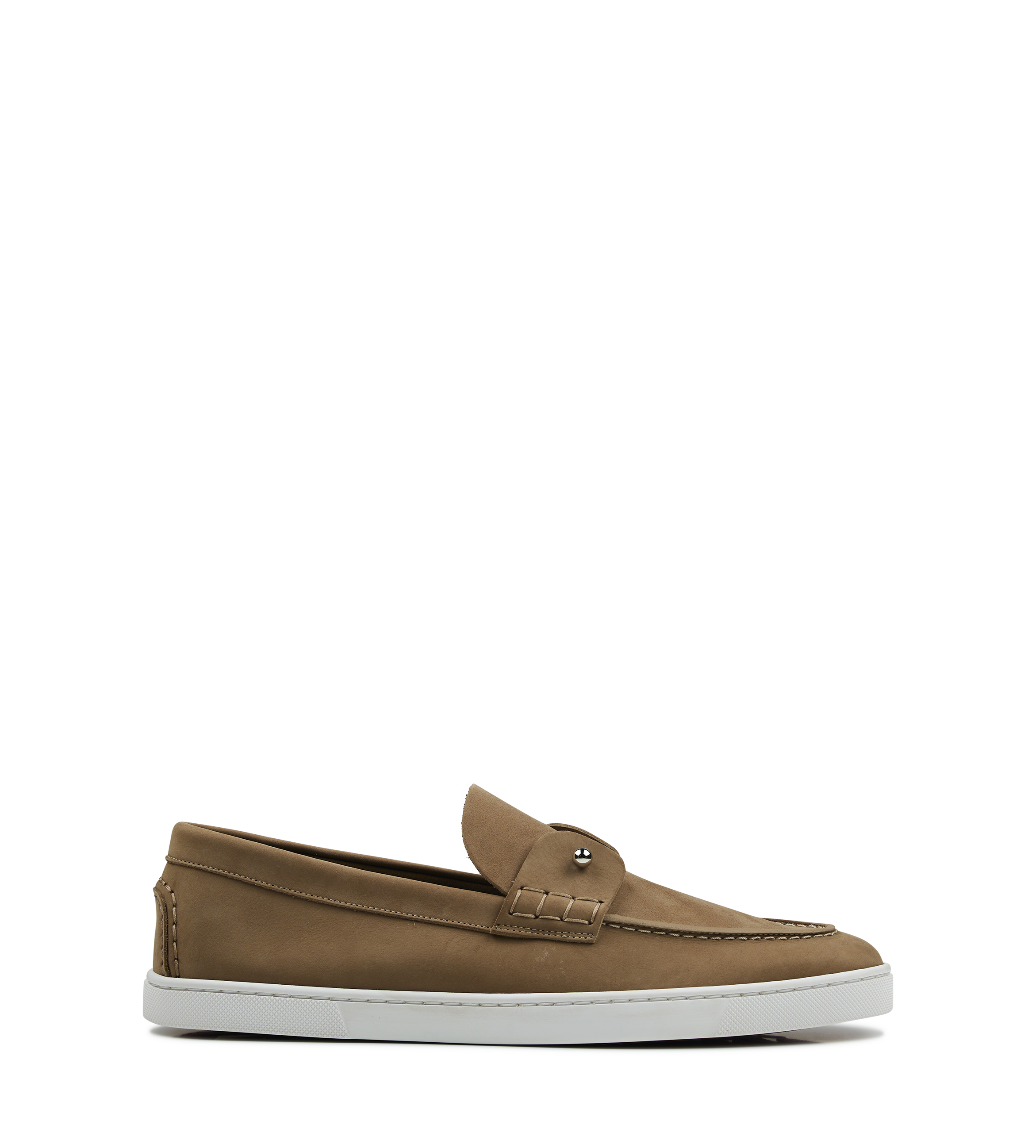 Chambeliboat Boat Loafers - Reversed nubuck leather in Lionne