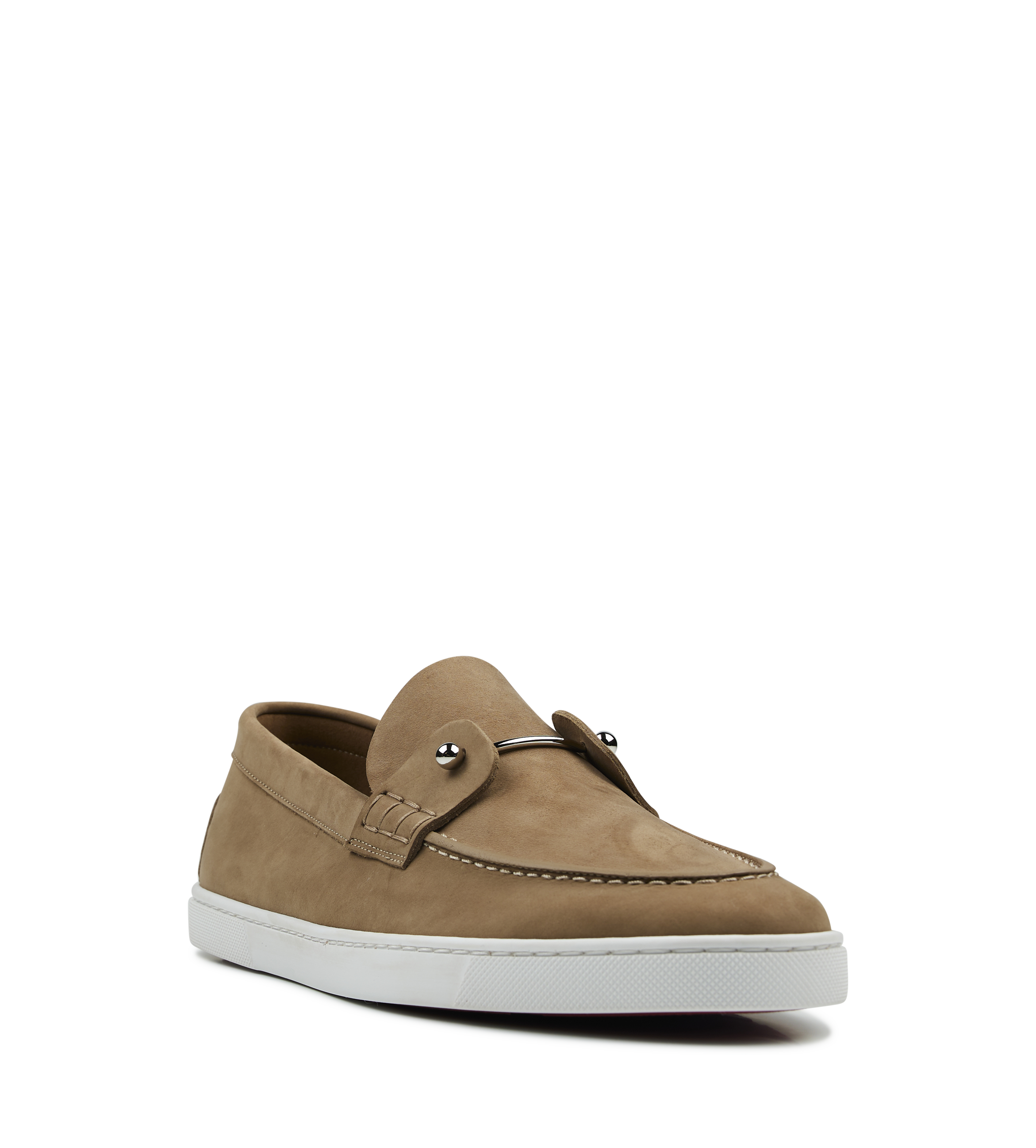 Chambeliboat Boat Loafers - Reversed nubuck leather in Lionne