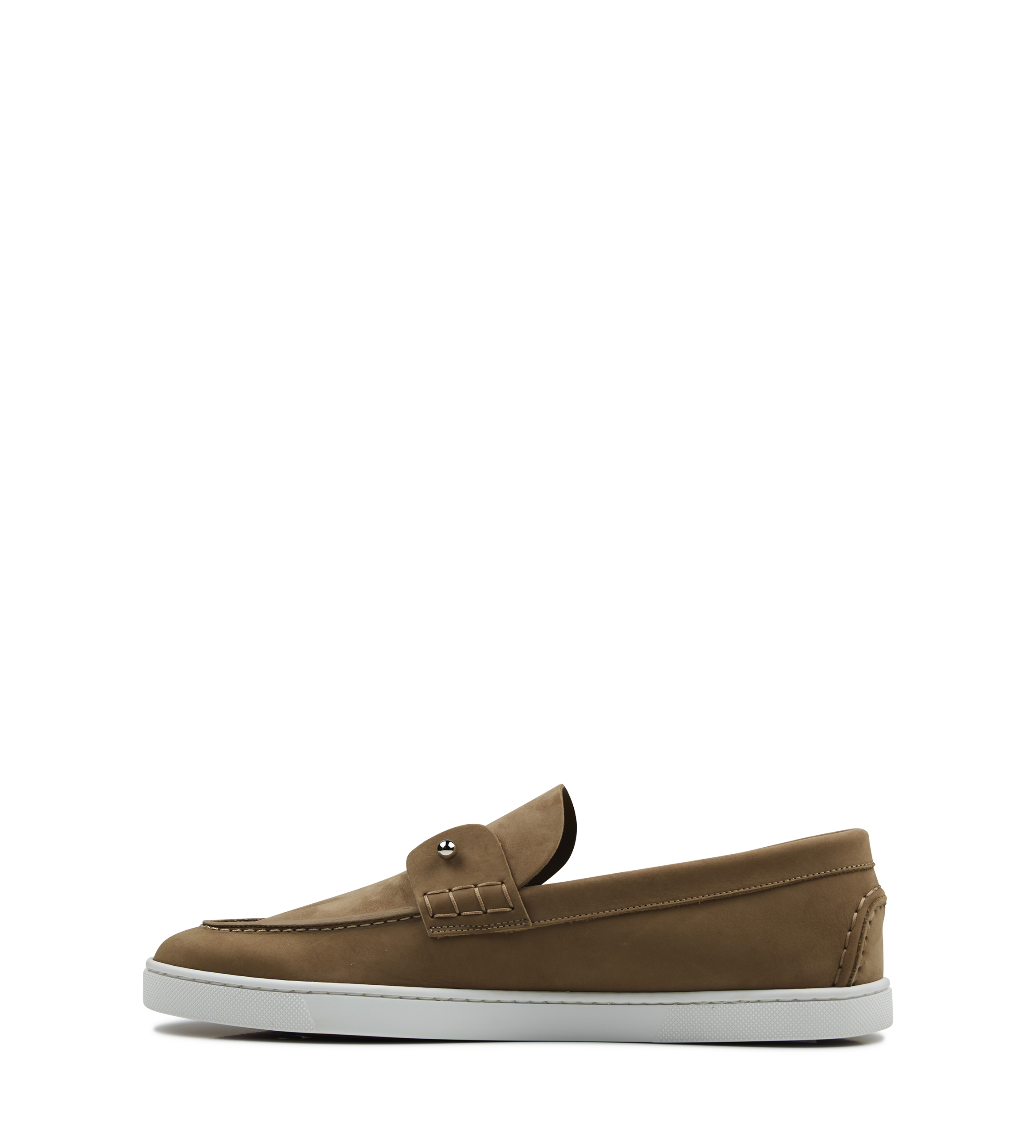 Chambeliboat Boat Loafers - Reversed nubuck leather in Lionne