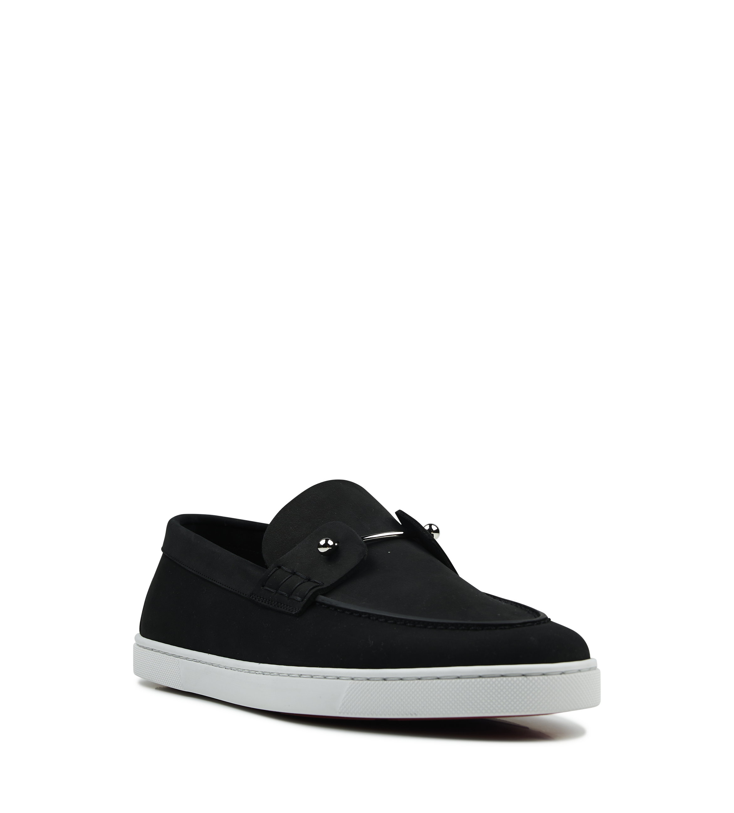 Chambeliboat Boat Loafers - Reversed nubuck leather in Black