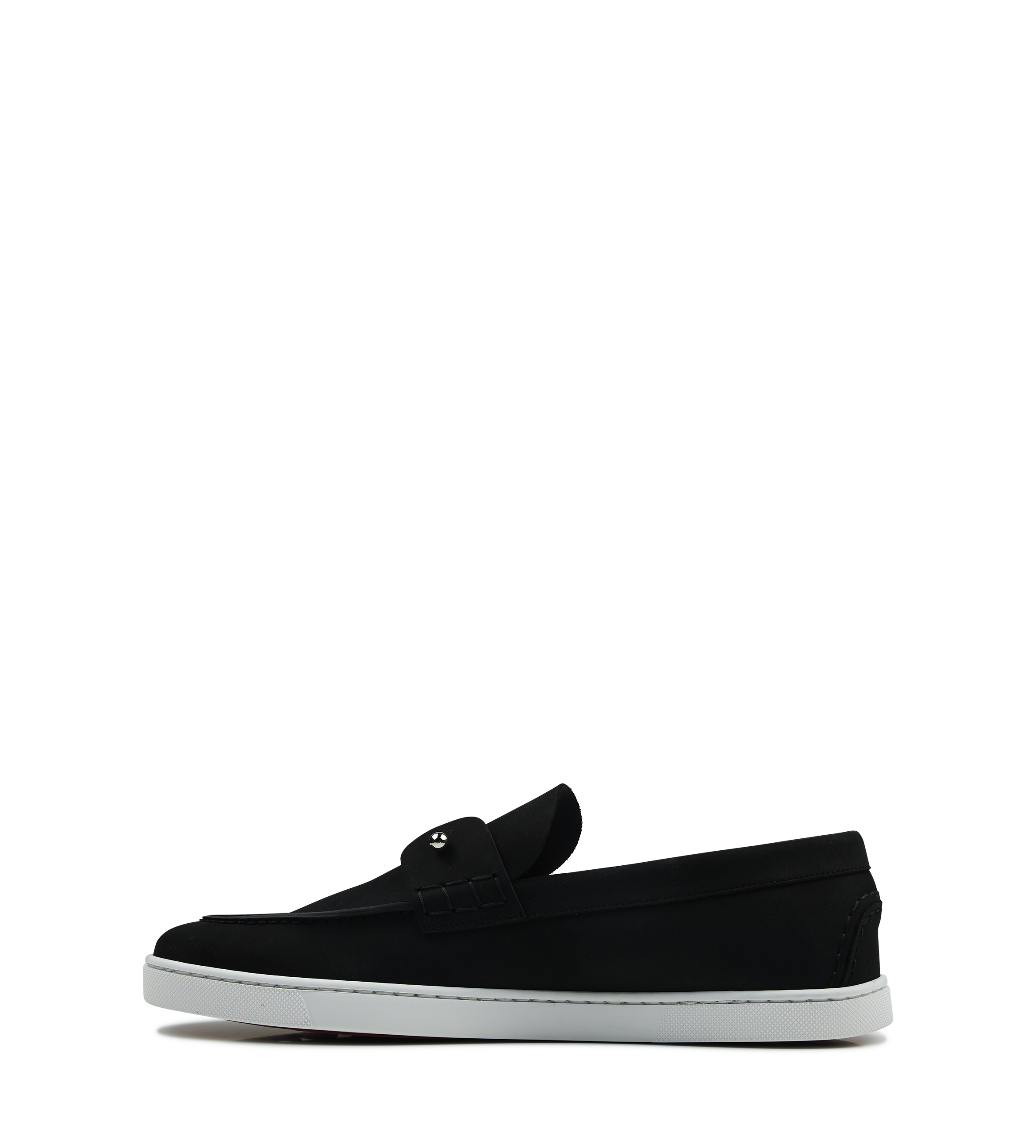 Chambeliboat Boat Loafers - Reversed nubuck leather in Black