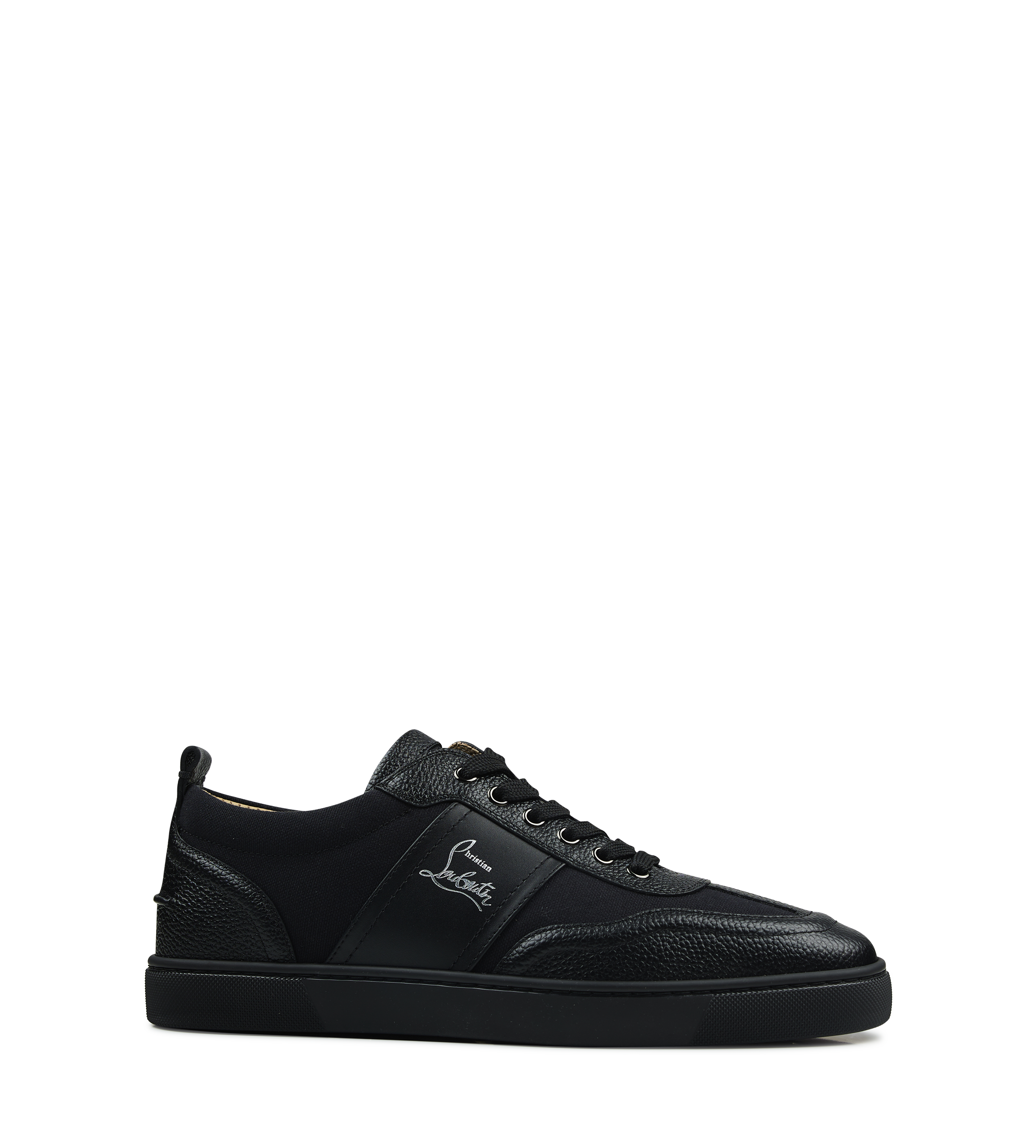 Retero Sneakers - Grained calf leather in Black
