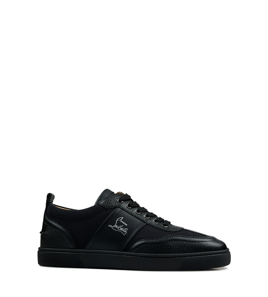 Retero Sneakers - Grained calf leather in Black
