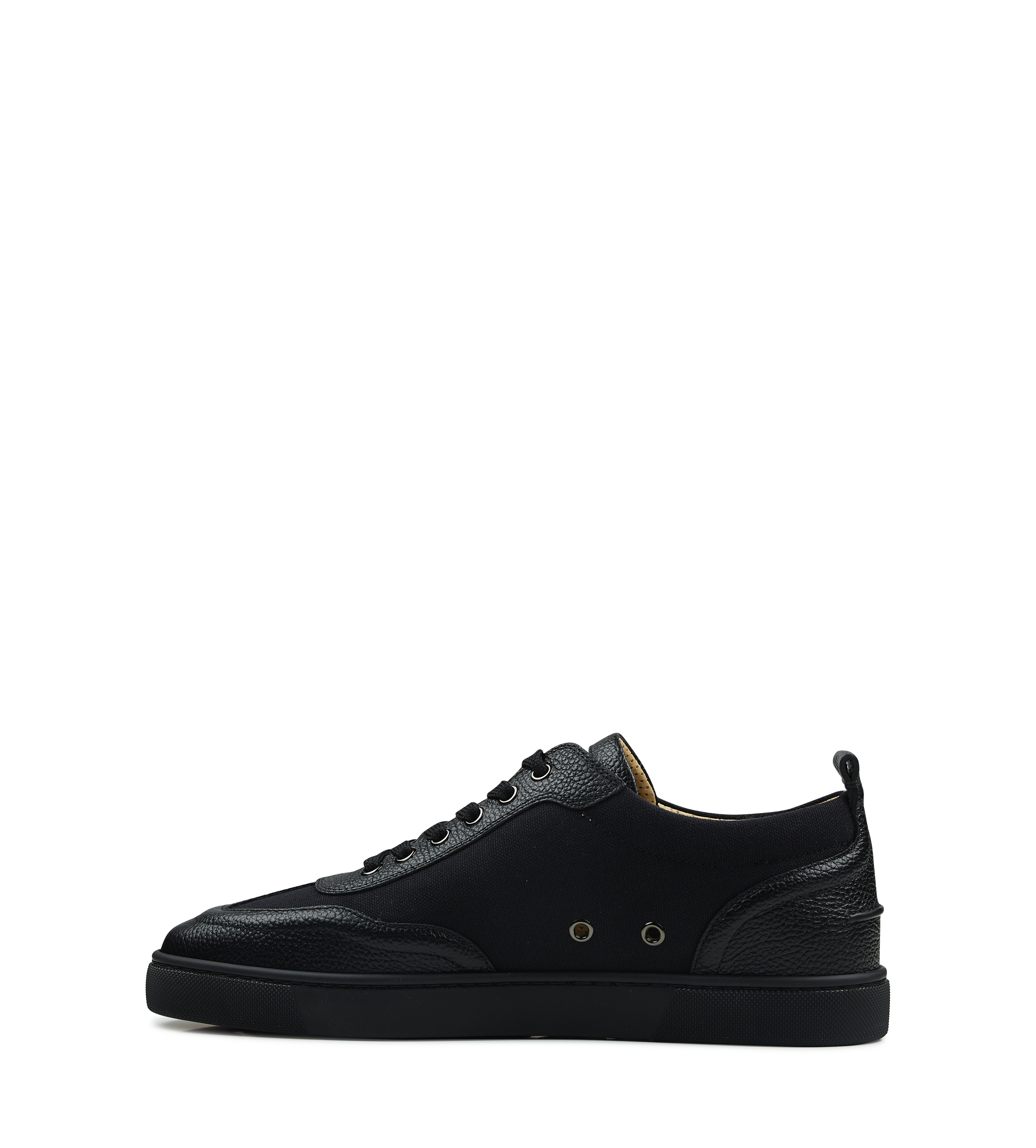 Retero Sneakers - Grained calf leather in Black