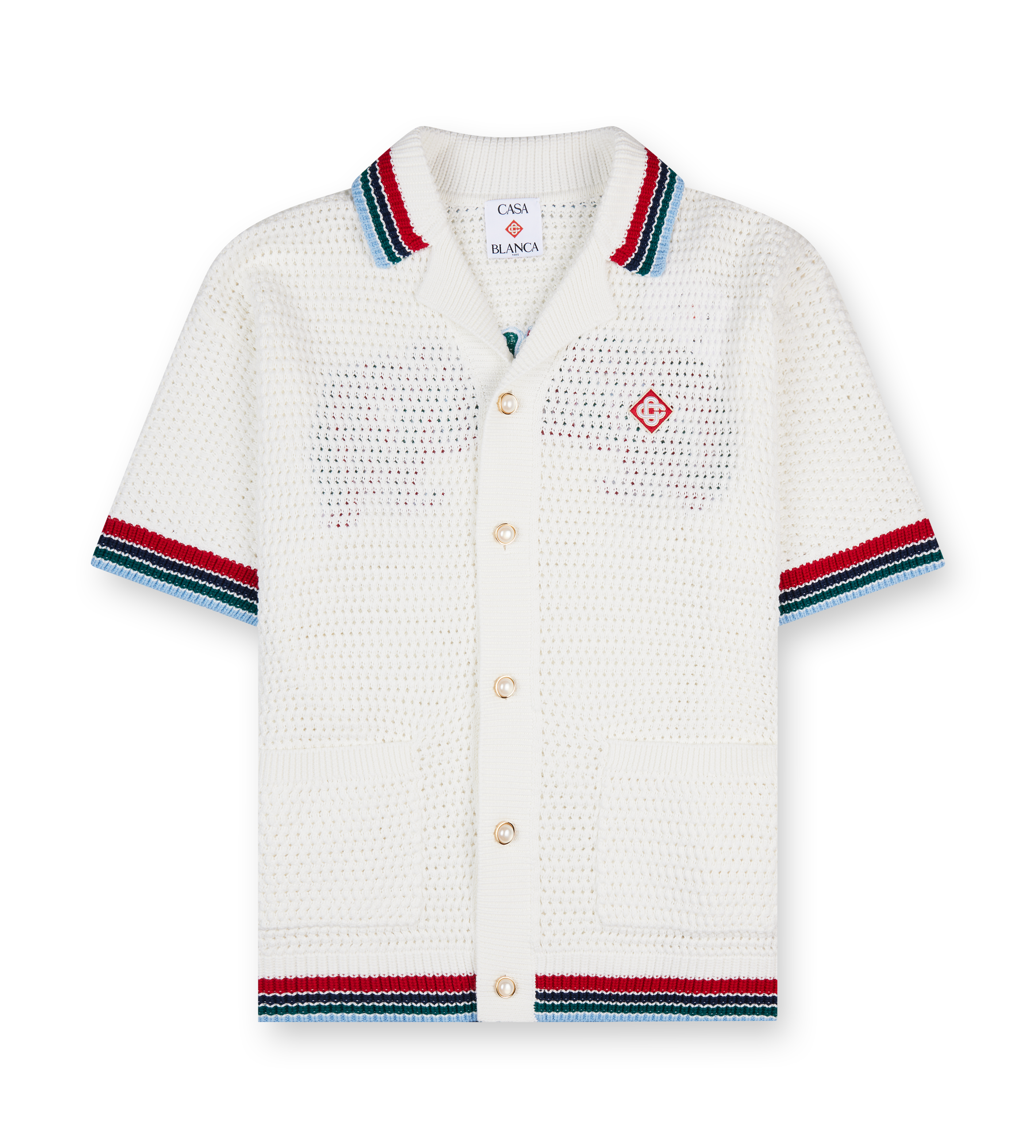Casablanca Sporty Crochet Shirt