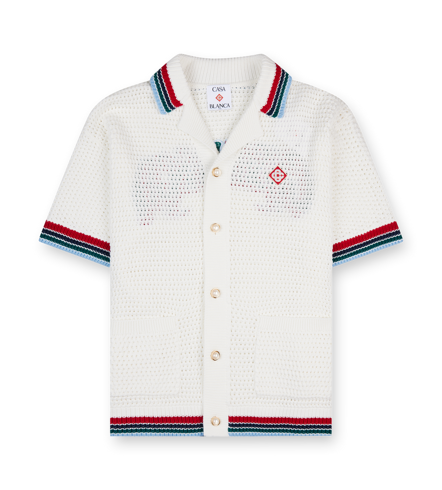 Casablanca Sporty Crochet Shirt