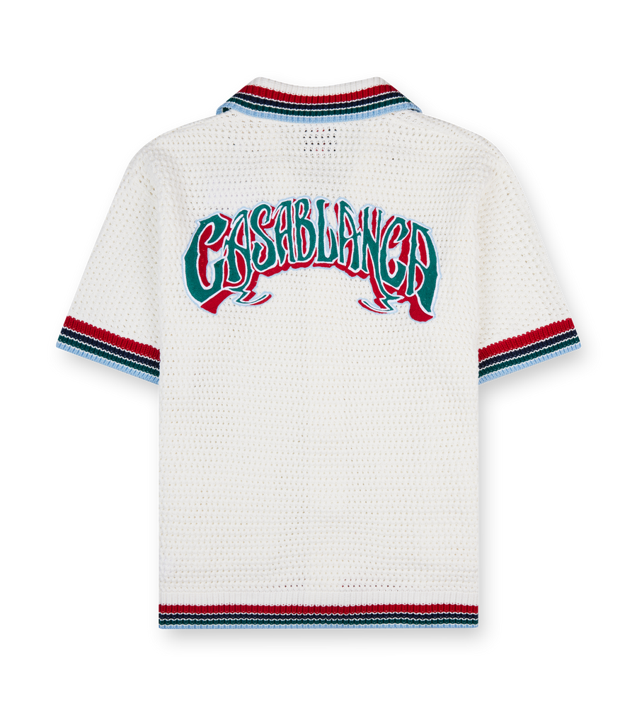 Casablanca Sporty Crochet Shirt