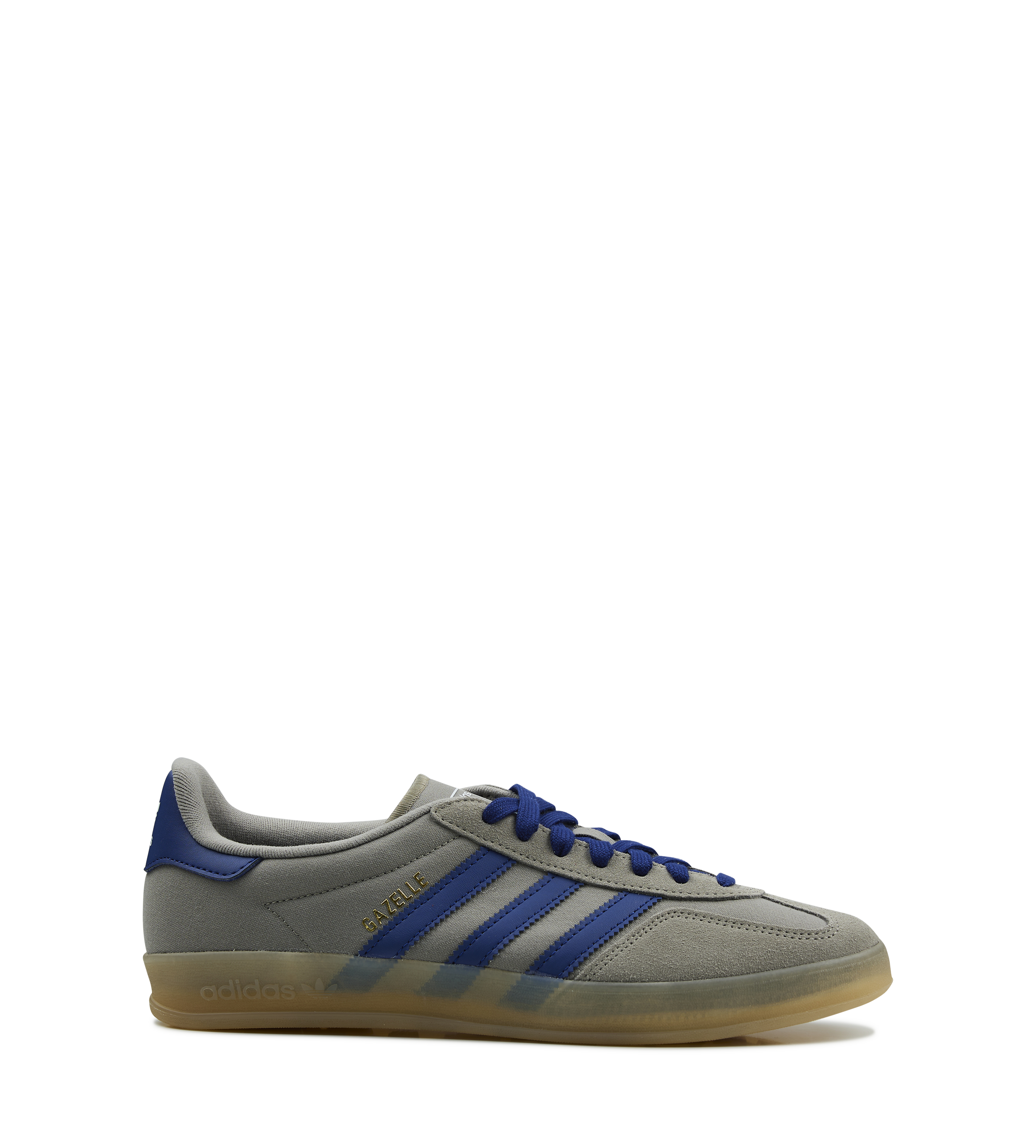 Gazelle Indoor Sneakers in Silver and Blue