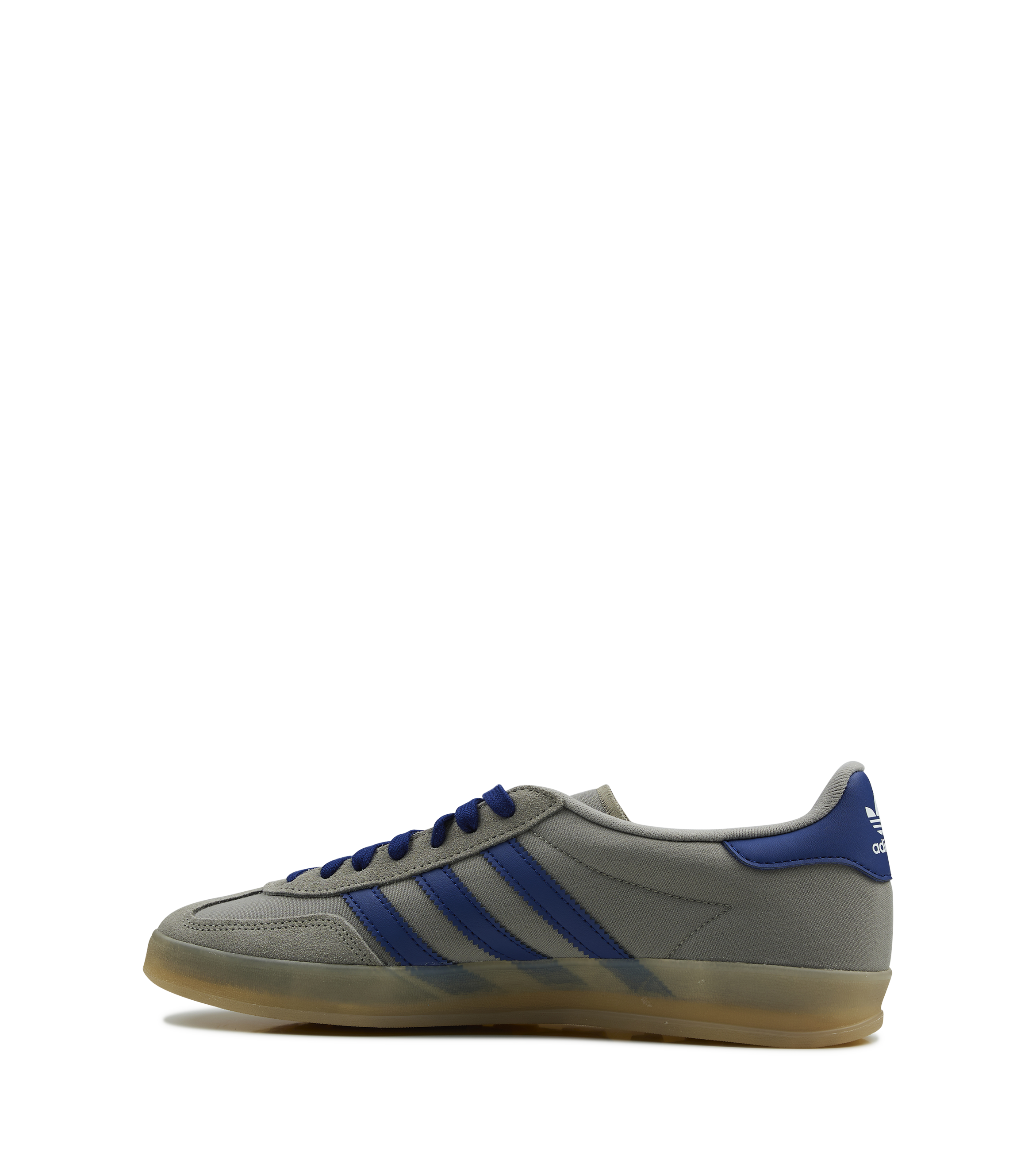 Gazelle Indoor Sneakers in Silver and Blue