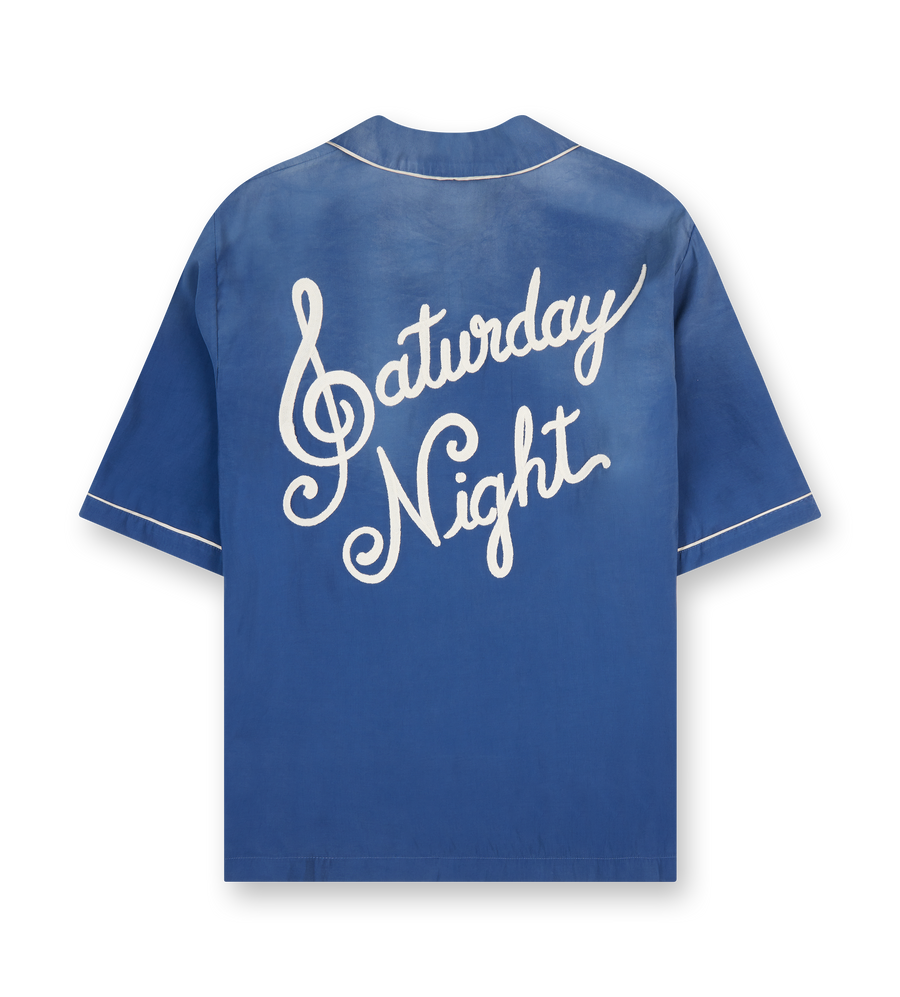 Saturday Night Camp Shirt Navy