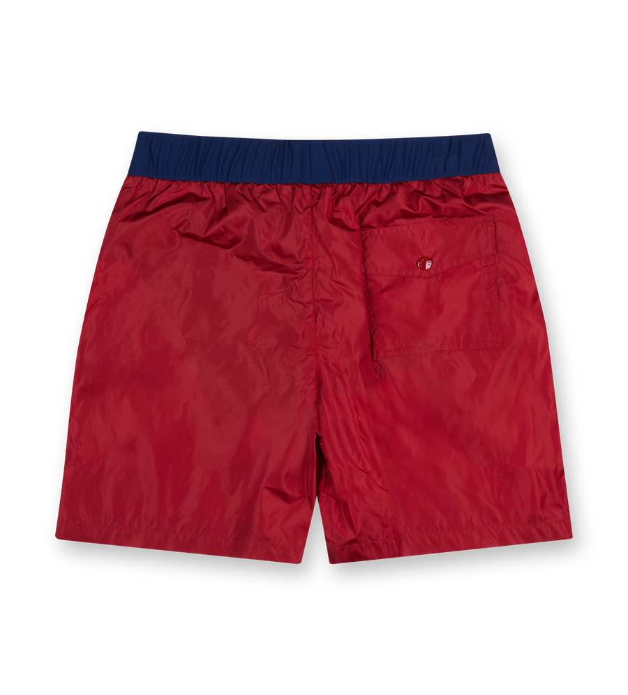 Boxer Mare Swim Shorts Red
