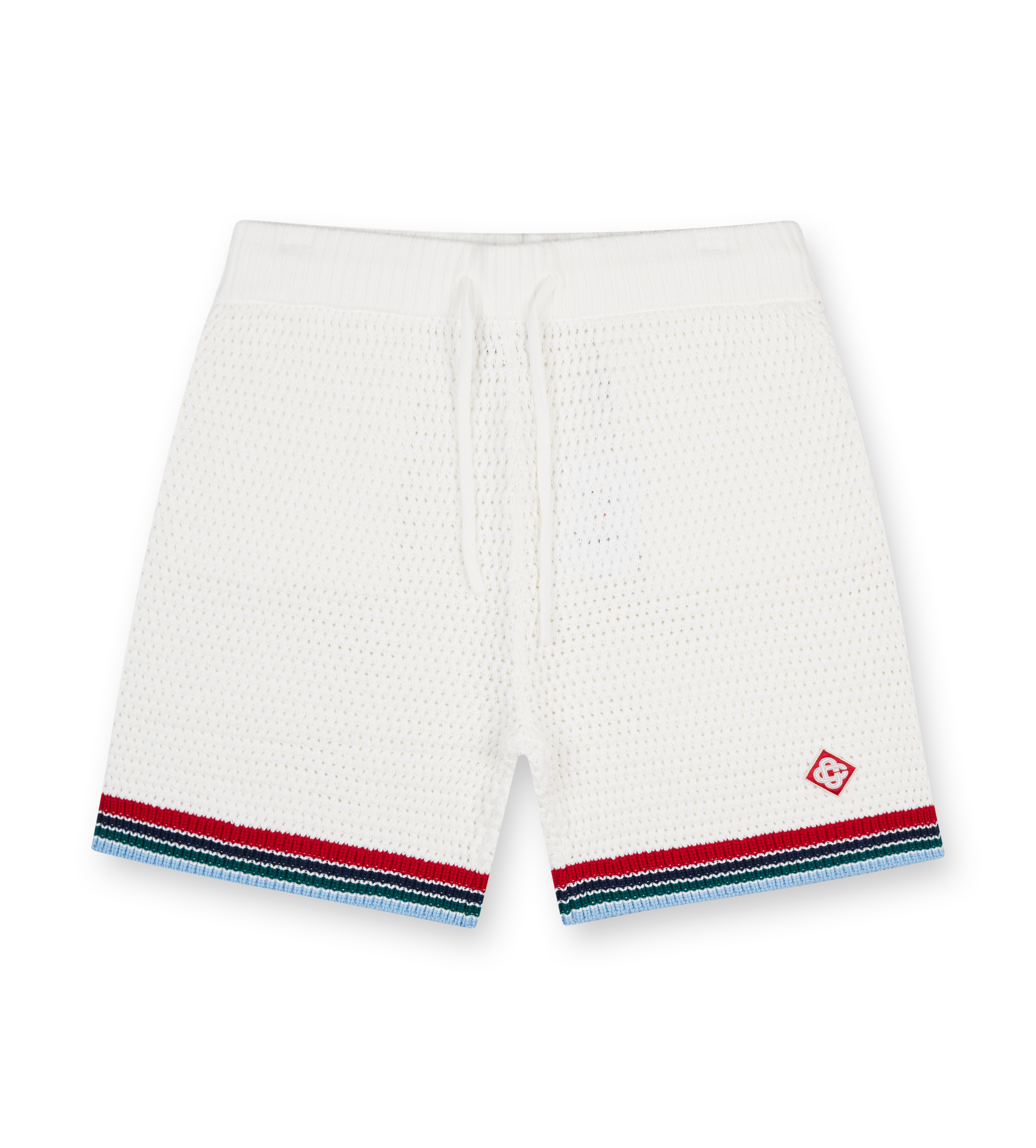 Casablanca Sporty Crochet Shorts