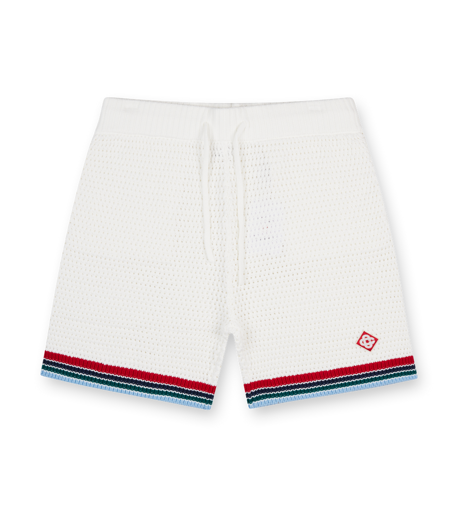 Casablanca Sporty Crochet Shorts