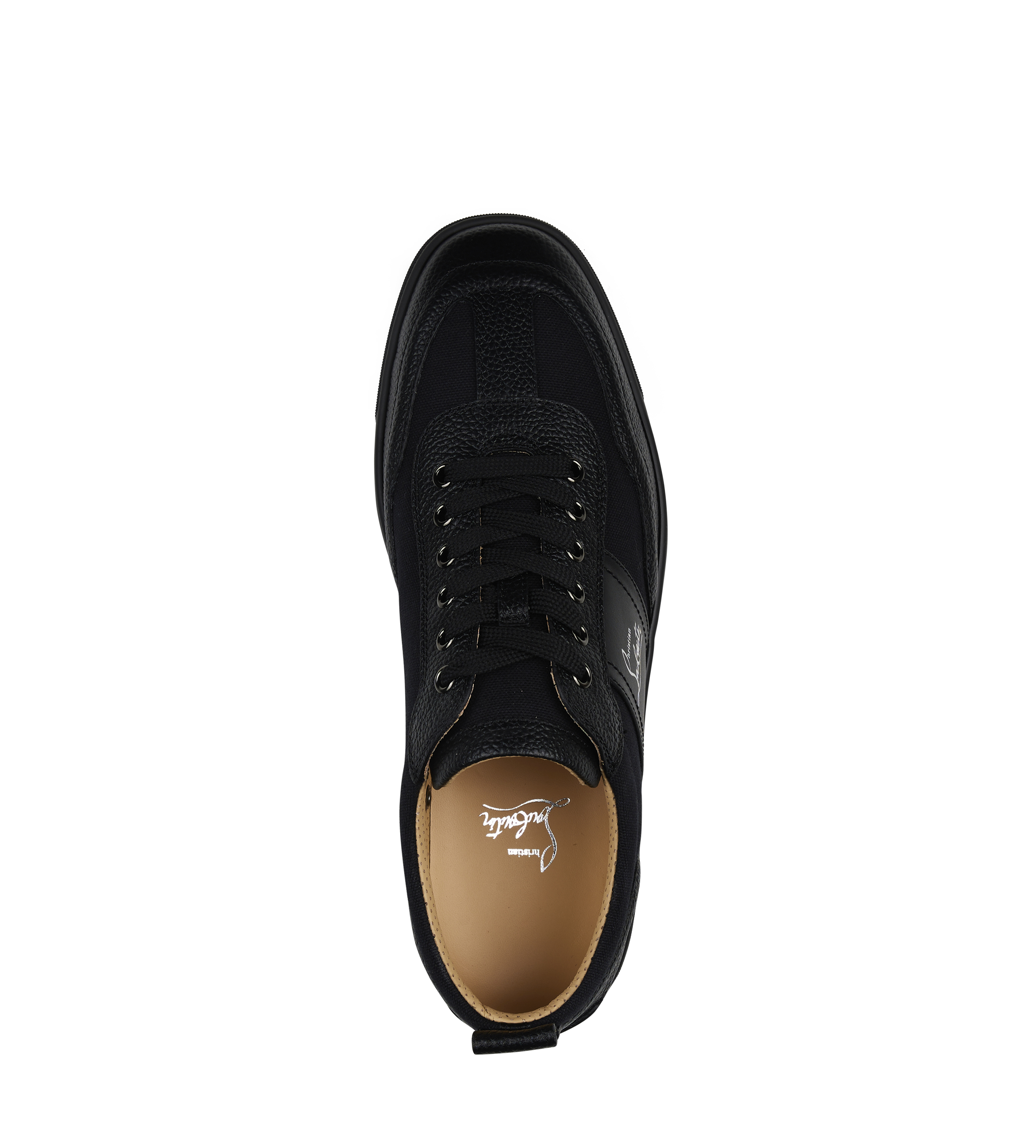 Retero Sneakers - Grained calf leather in Black