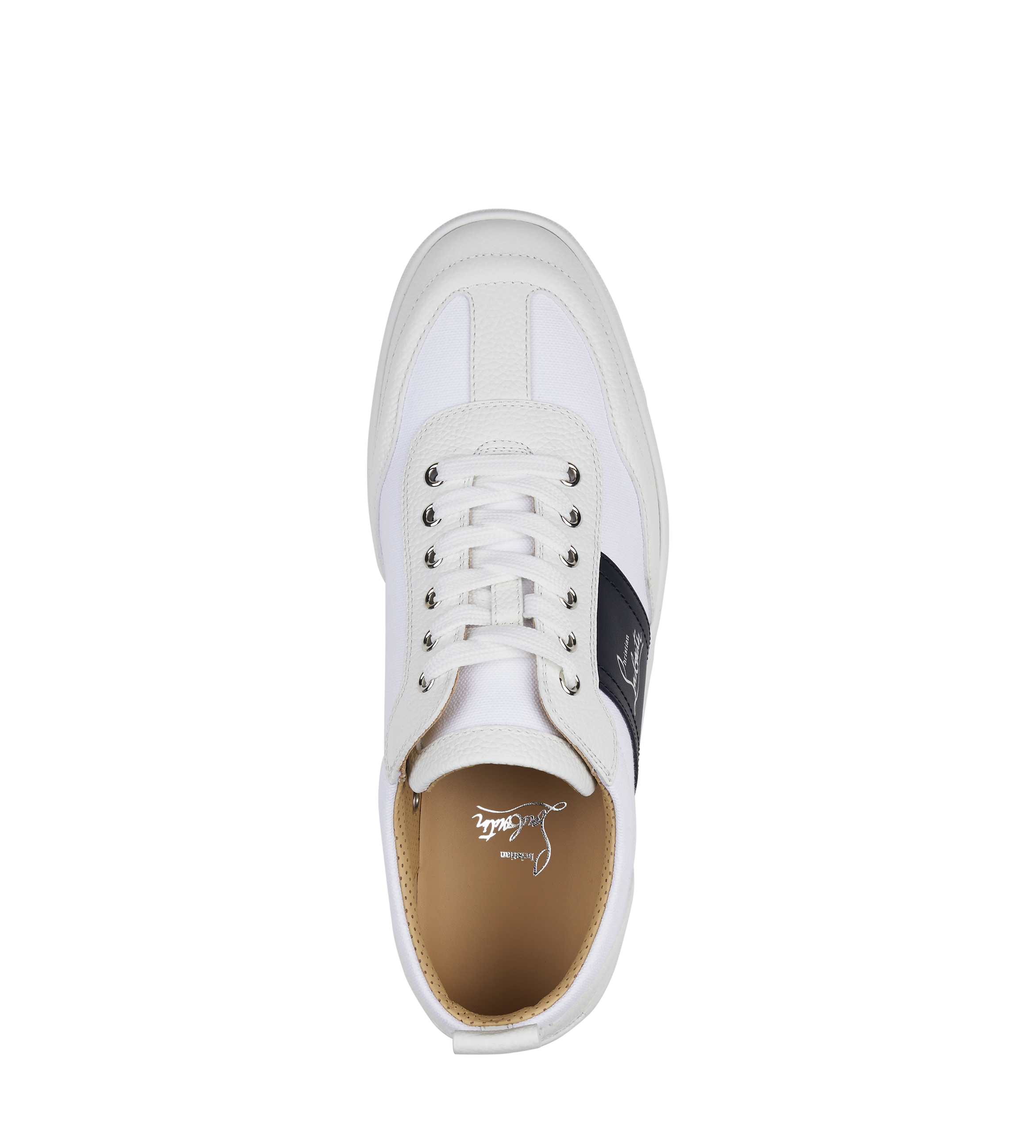 Retero Sneakers - Grained calf leather in Marine