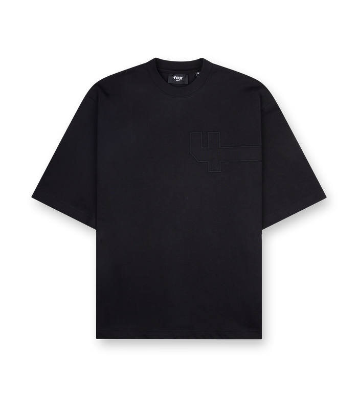 4 Patch T-shirt Black