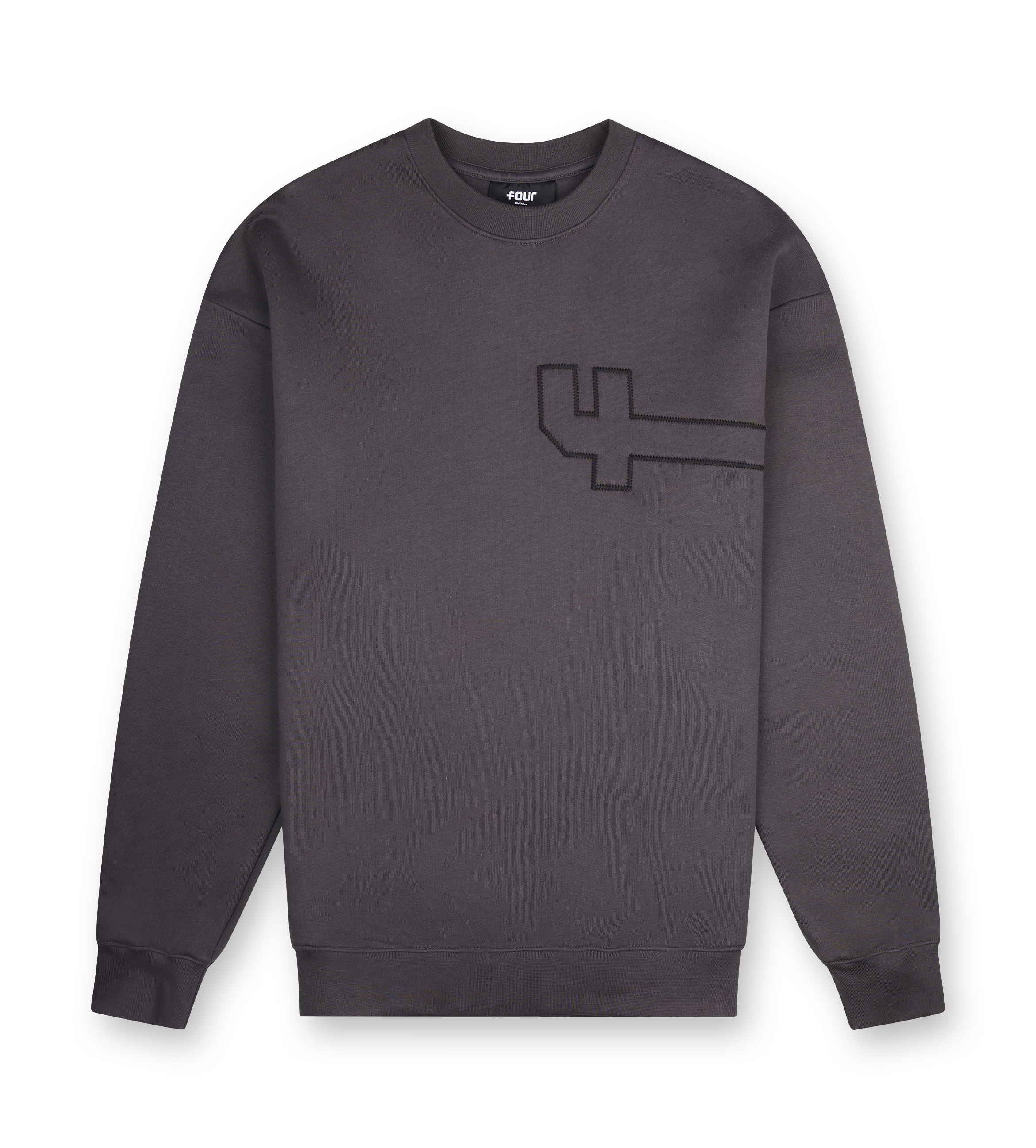 4 Patch Crewneck Asphalt
