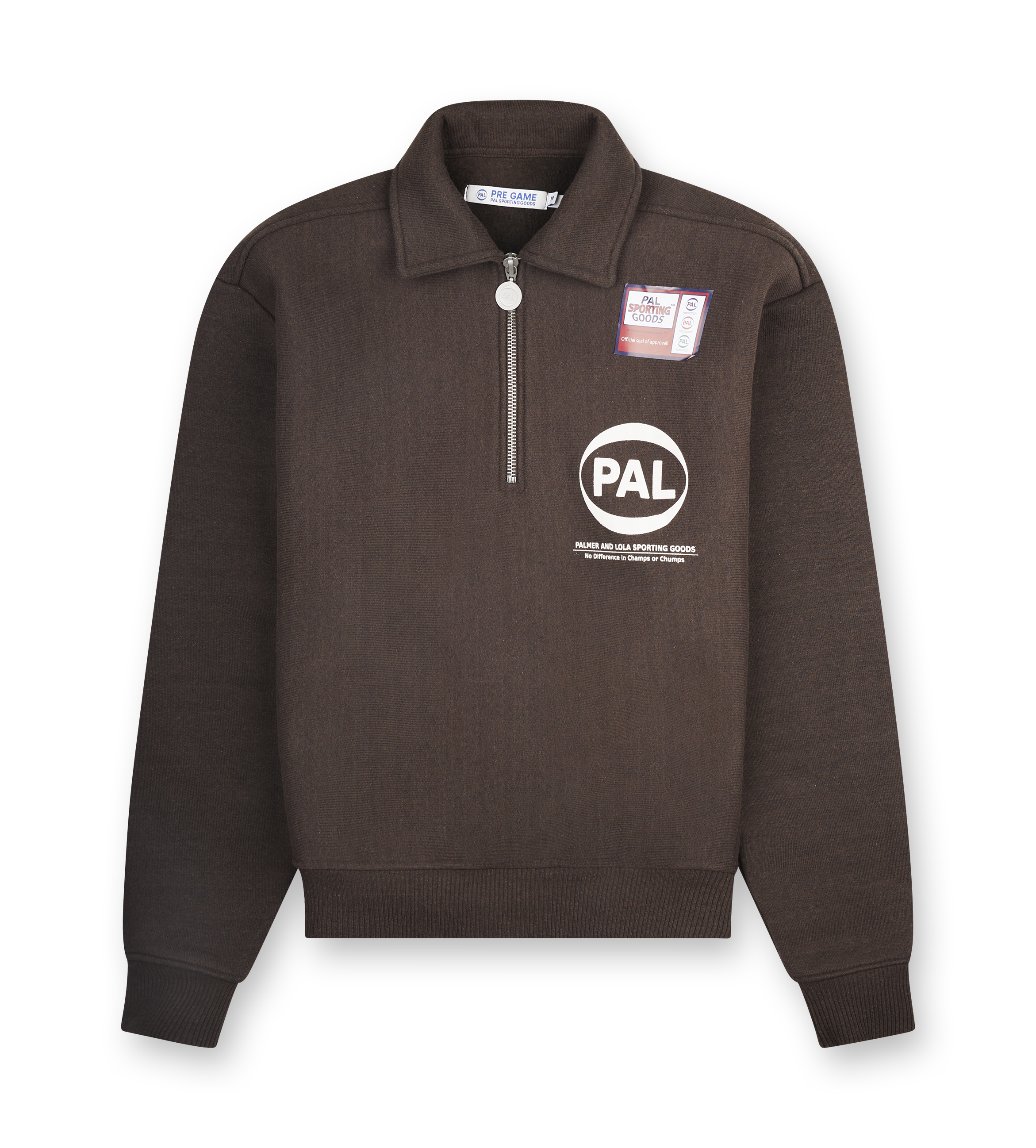Pal Sporting Goods Company Half Zip in Deep Mahogany