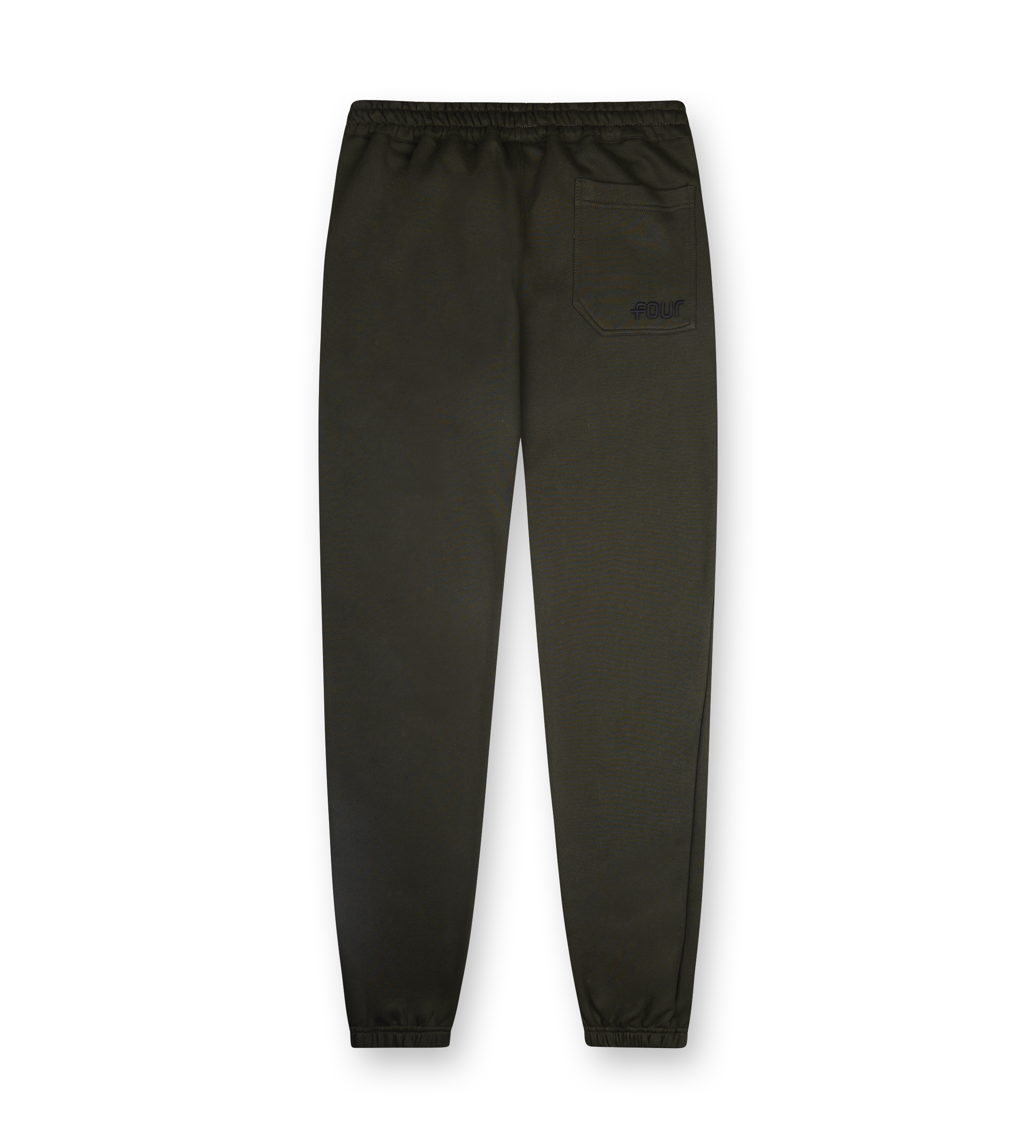 4 Patch Wide Leg Cuffed Pants Army Green