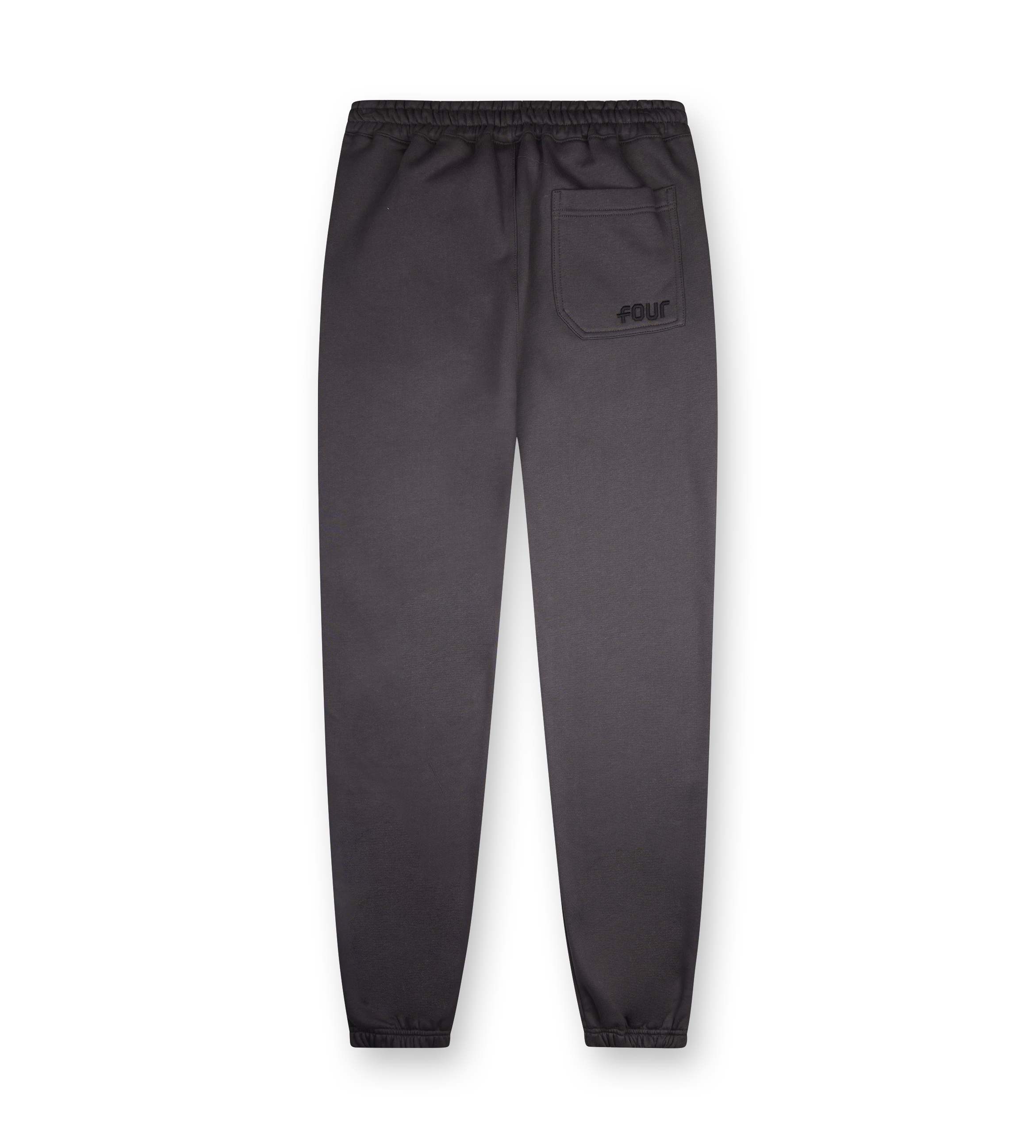 4 Patch Wide Leg Cuffed Pants Asphalt
