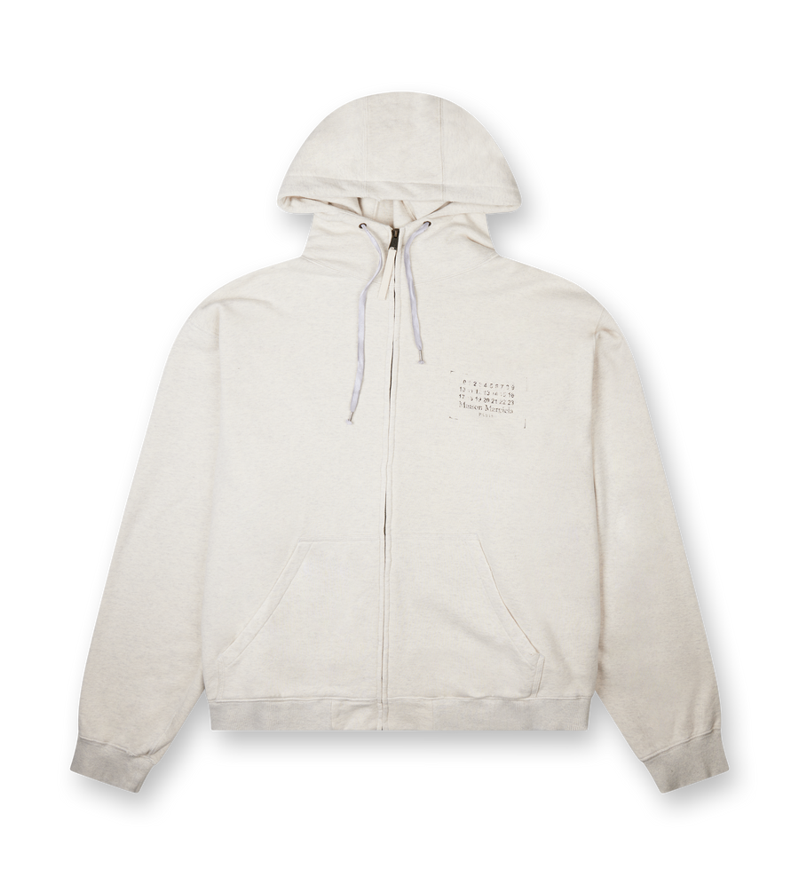 Sweat Jacket Ecru Melange