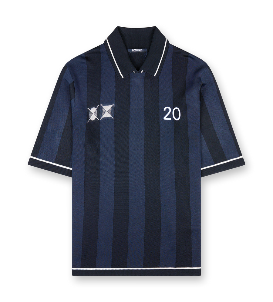 Polo printed T-shirt in Dark navy