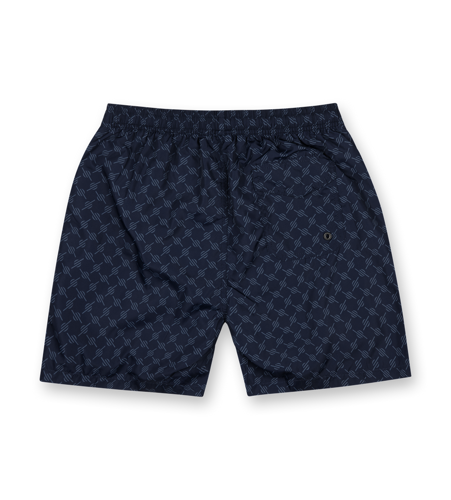 Logo swimshorts in maritime blue