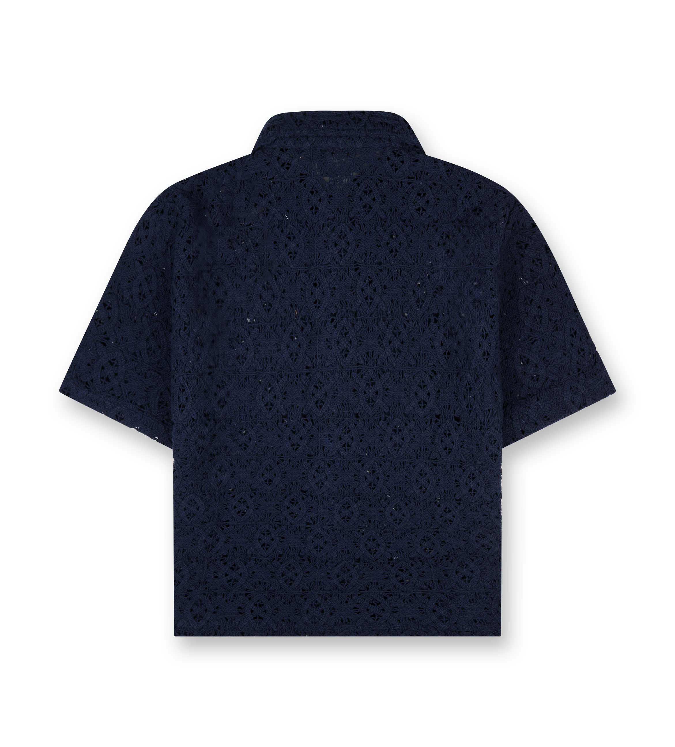 Lace shield shirt in Maritime blue
