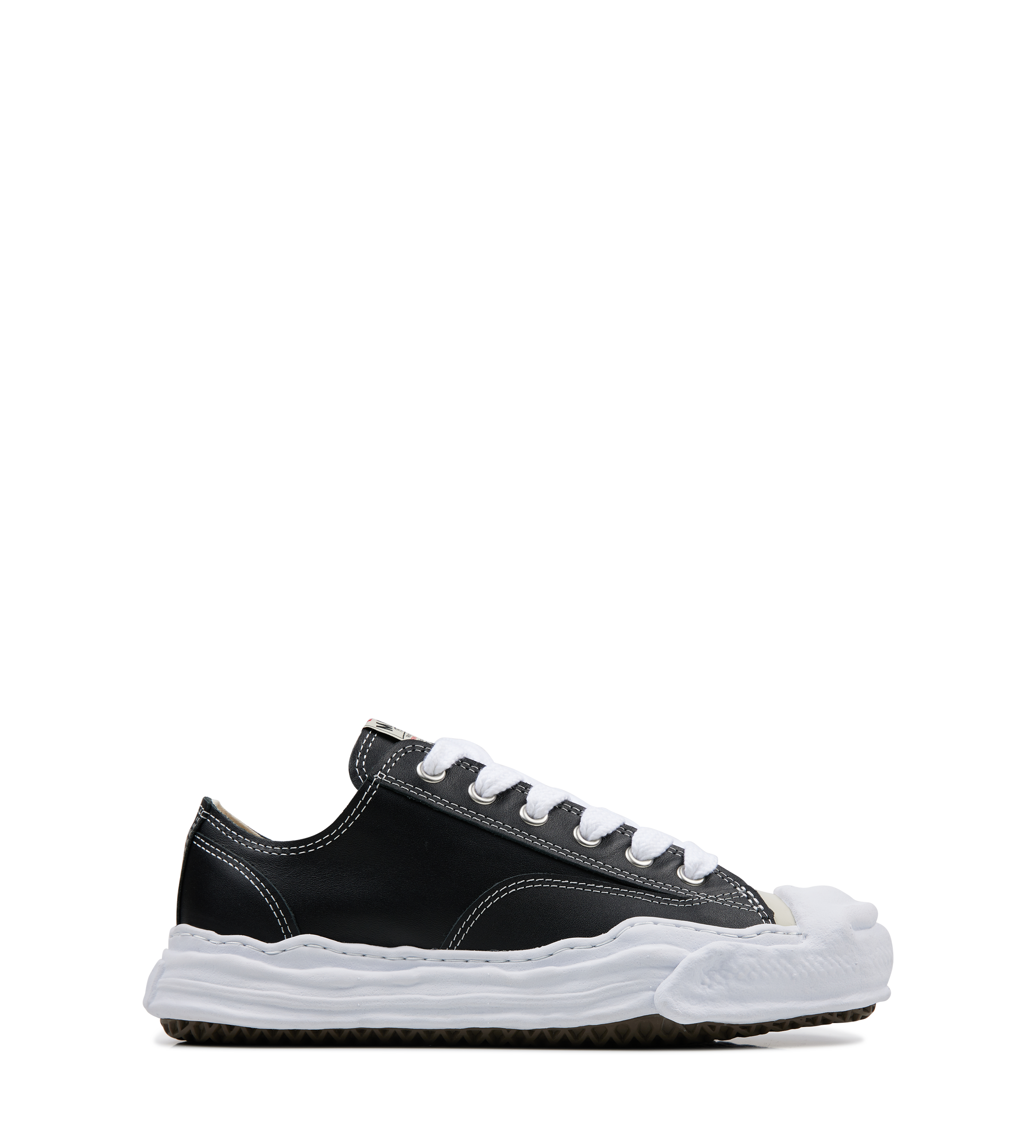 Hank Leather Low Top Sneaker Black