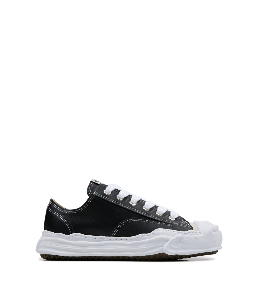 Hank Leather Low Top Sneaker Black