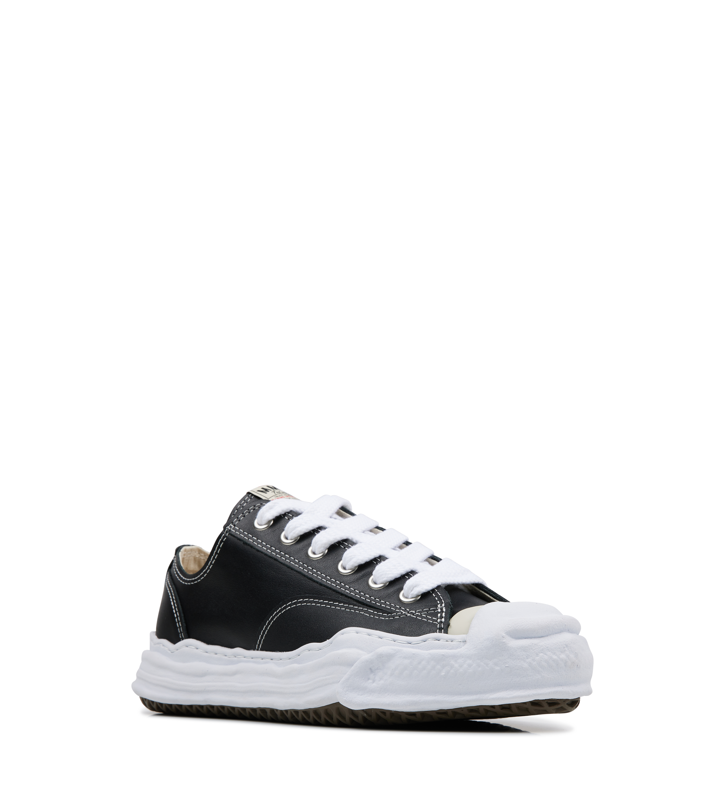 Hank Leather Low Top Sneaker Black
