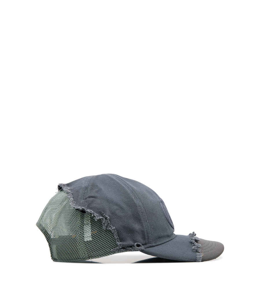 Crushed detail cap  Gray